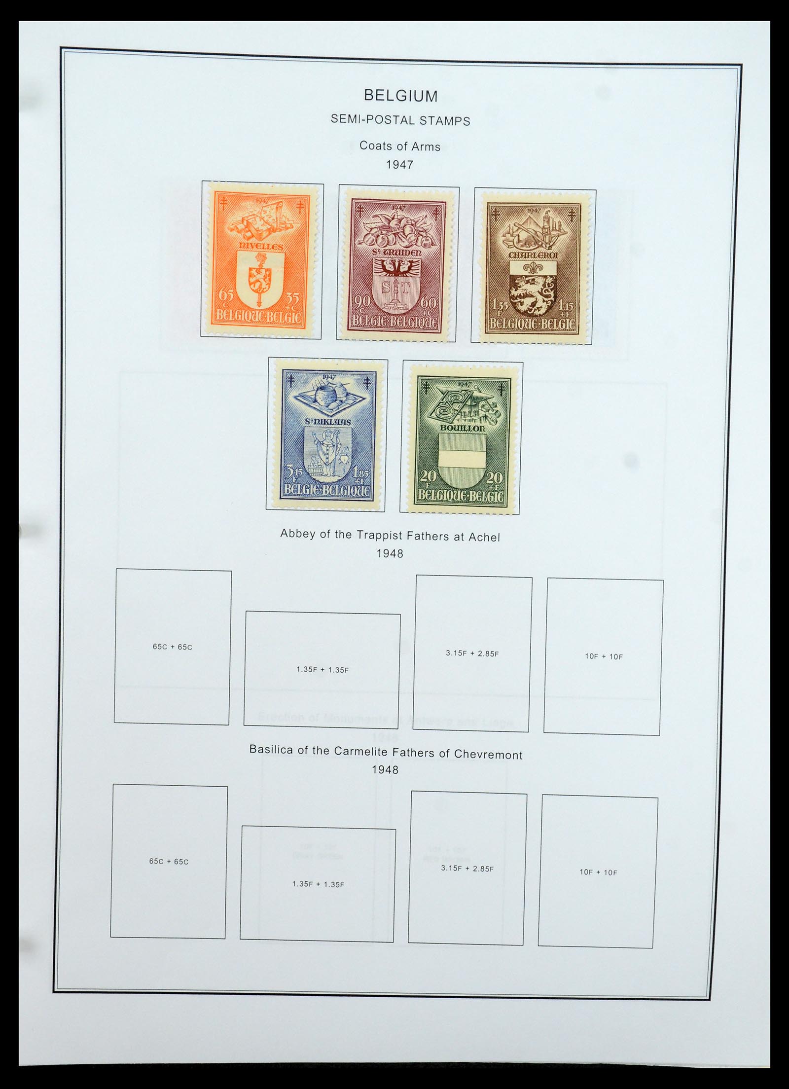 35678 095 - Stamp Collection 35678 Belgium 1851-1965.