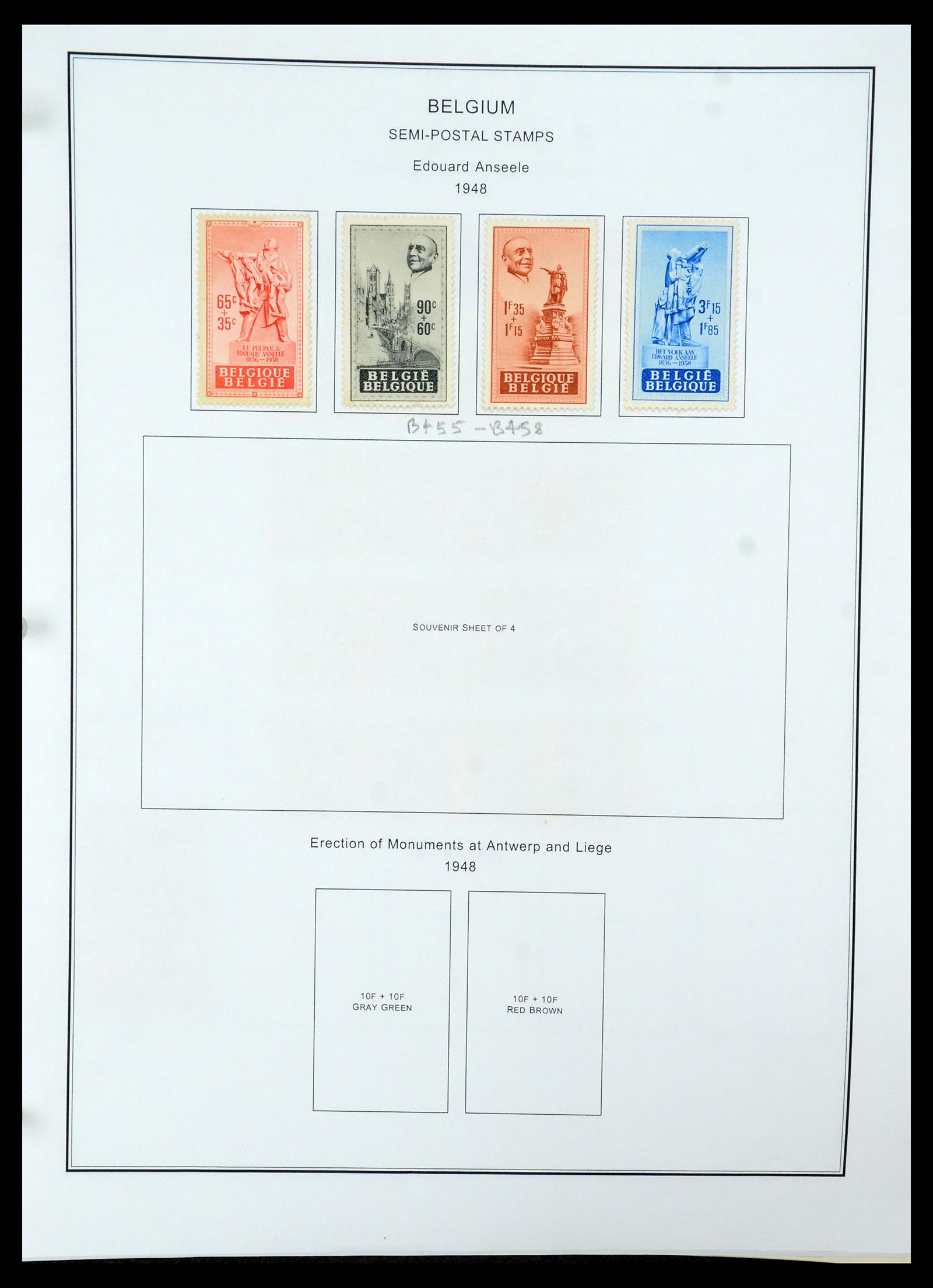 35678 096 - Stamp Collection 35678 Belgium 1851-1965.