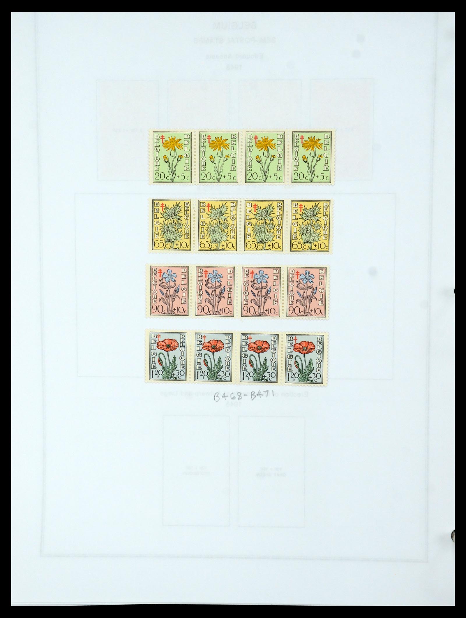 35678 097 - Stamp Collection 35678 Belgium 1851-1965.