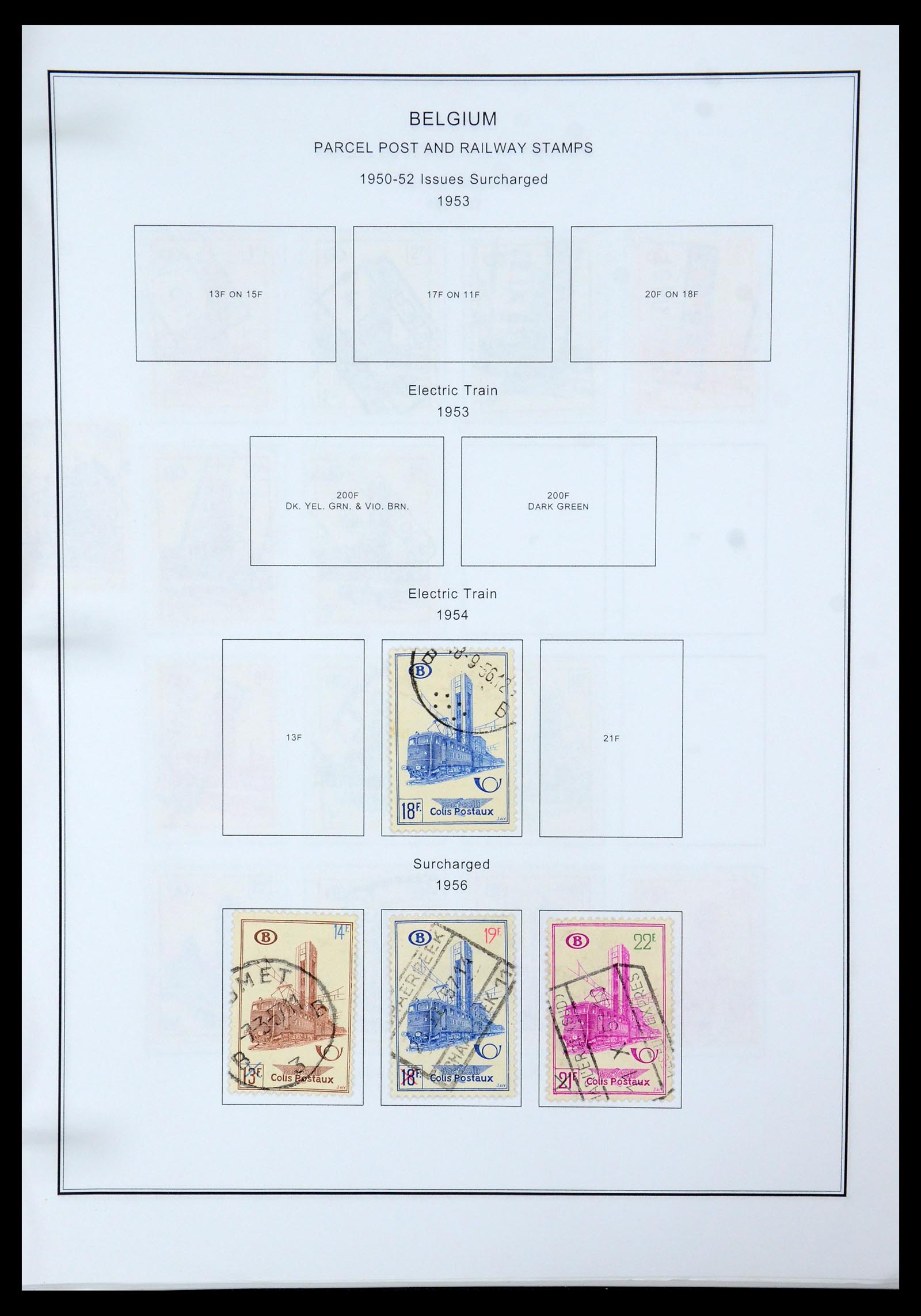35678 161 - Stamp Collection 35678 Belgium 1851-1965.