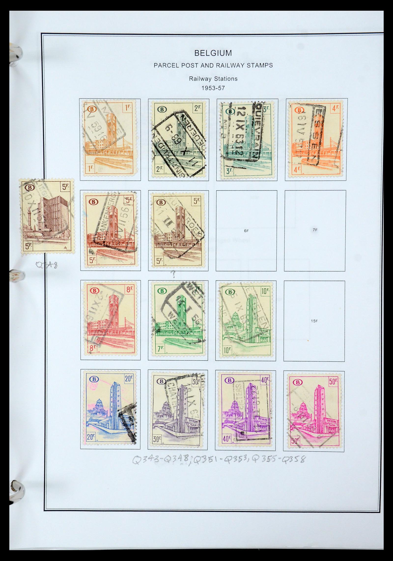 35678 162 - Stamp Collection 35678 Belgium 1851-1965.