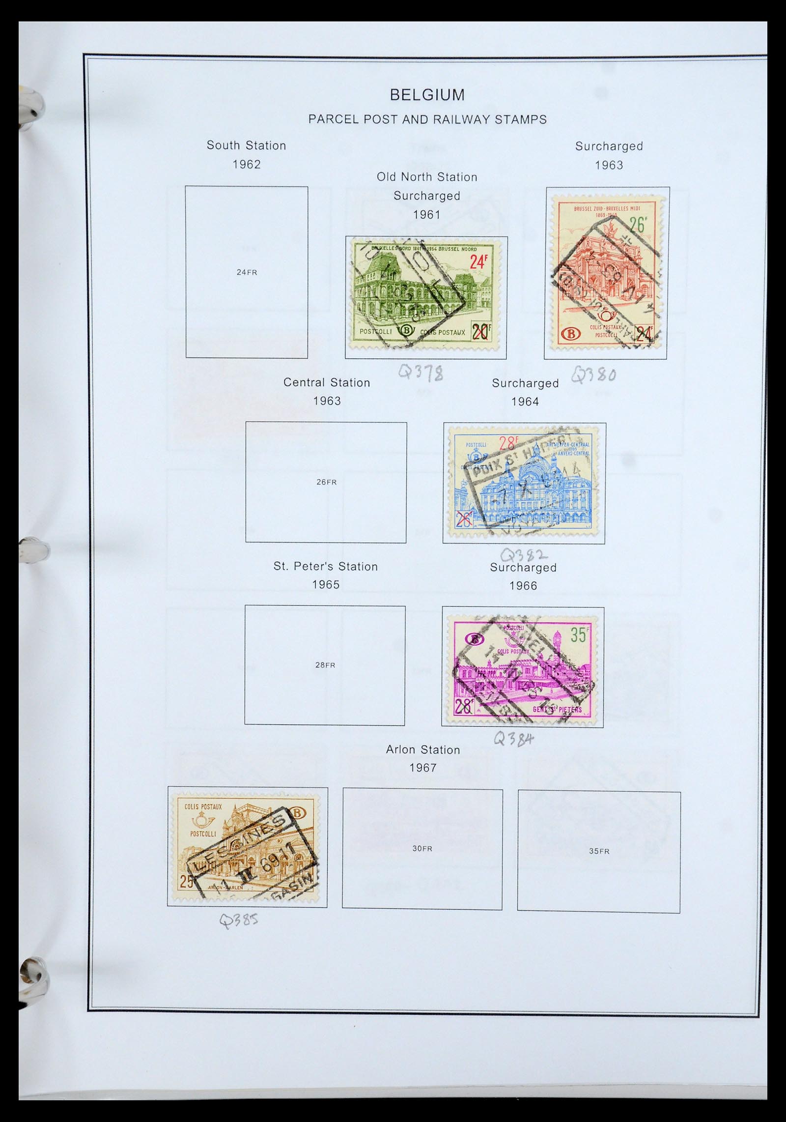 35678 165 - Stamp Collection 35678 Belgium 1851-1965.