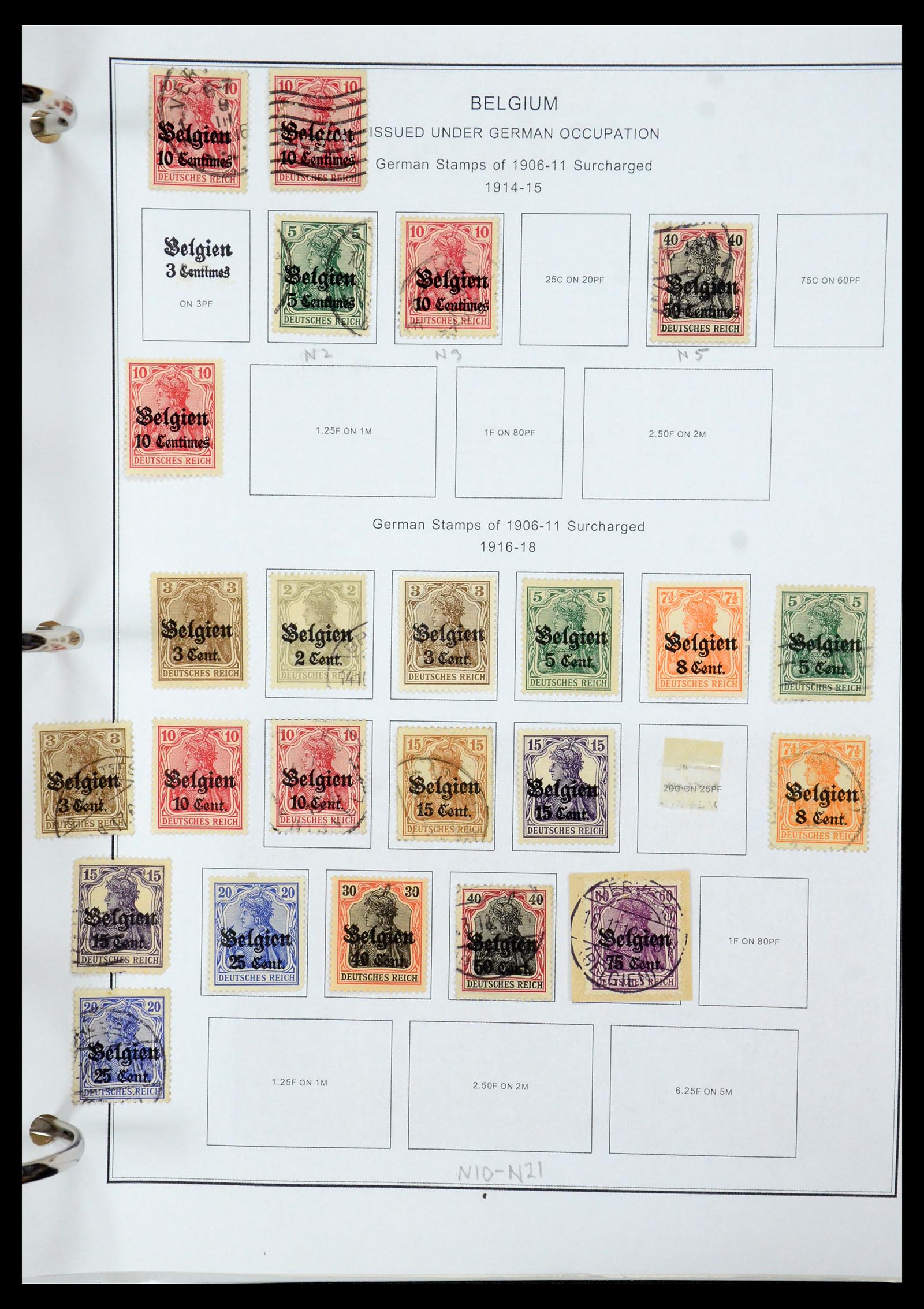 35678 169 - Stamp Collection 35678 Belgium 1851-1965.