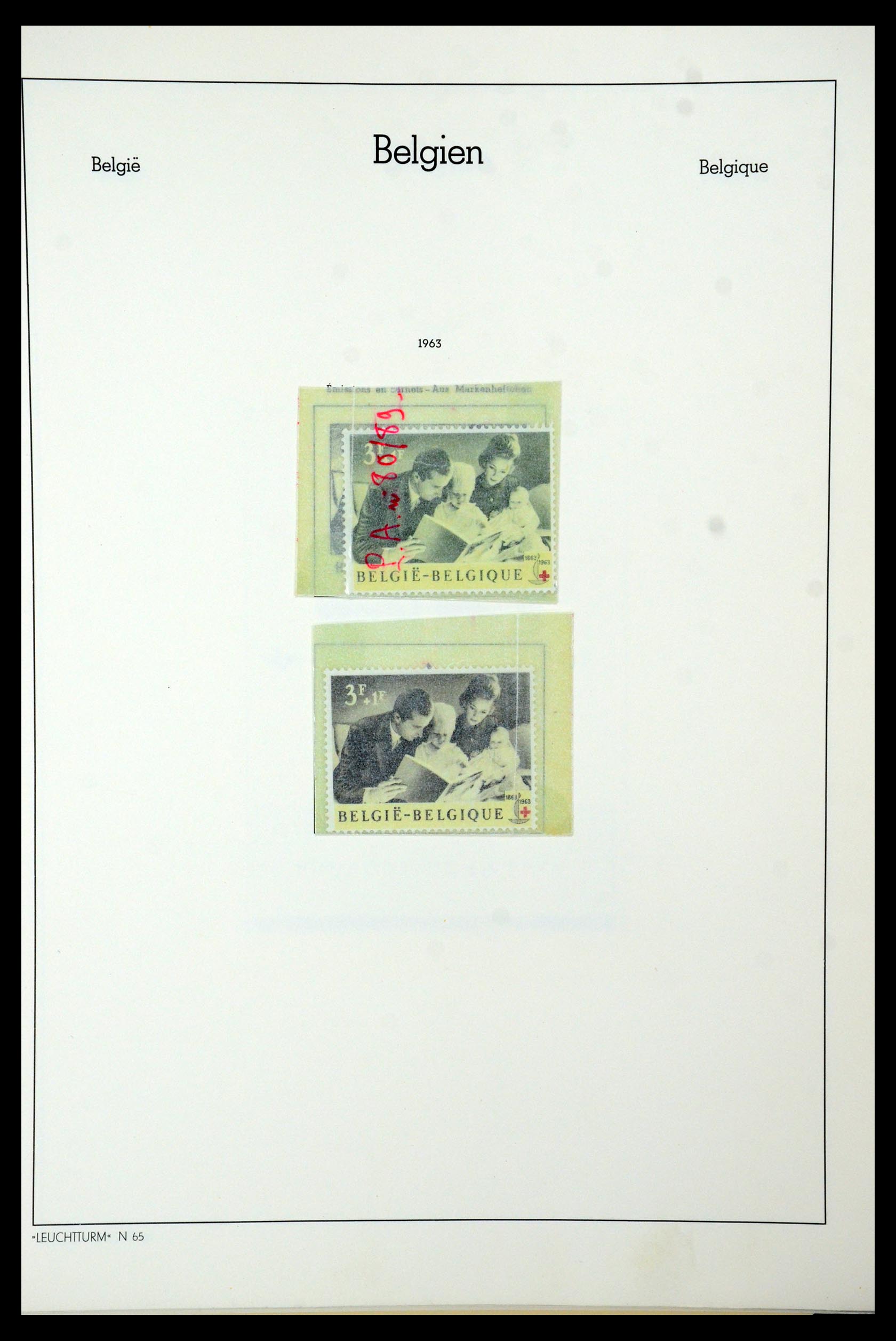 35678 188 - Stamp Collection 35678 Belgium 1851-1965.