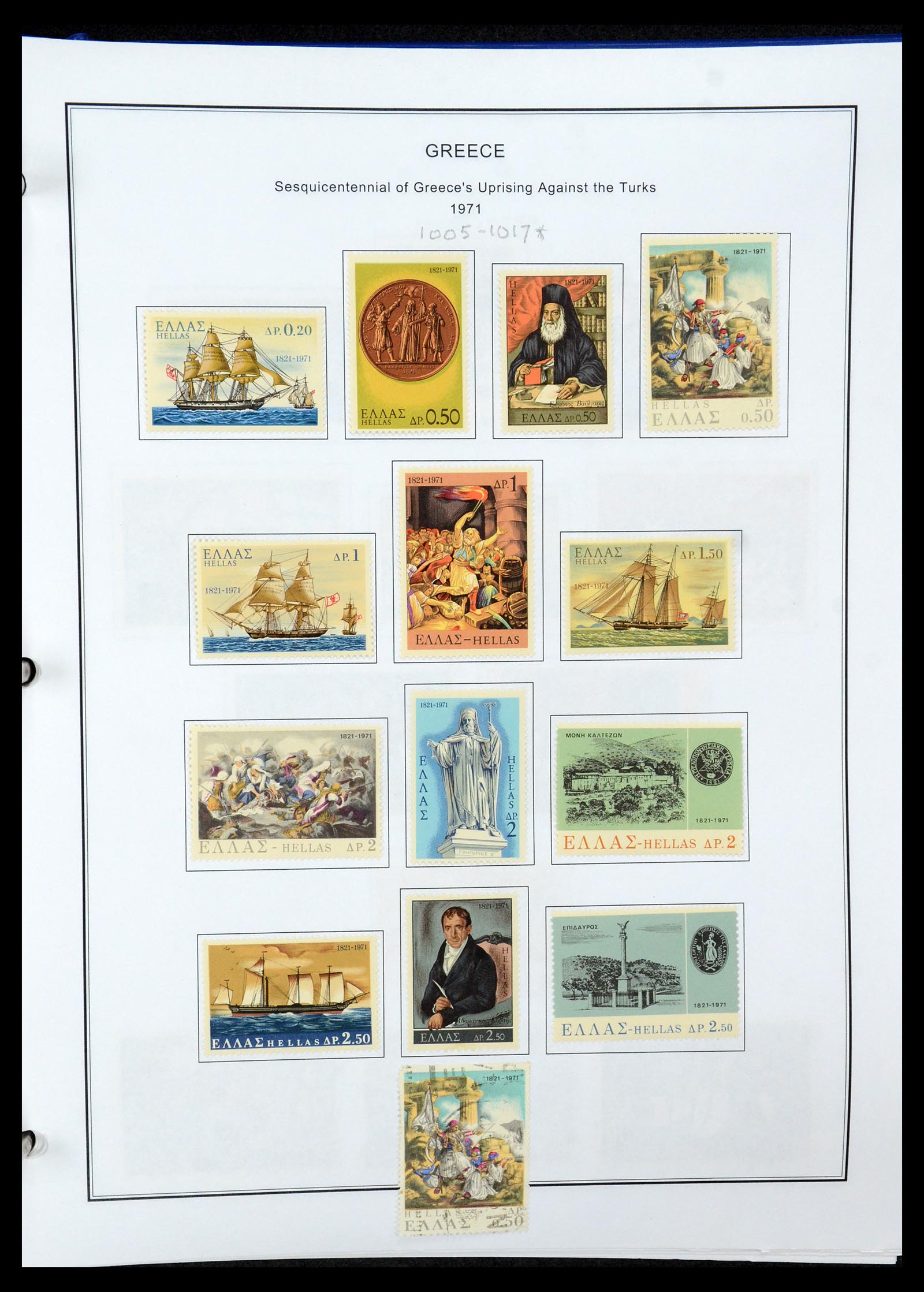 35679 094 - Stamp Collection 35679 Greece and territories 1861-1999.