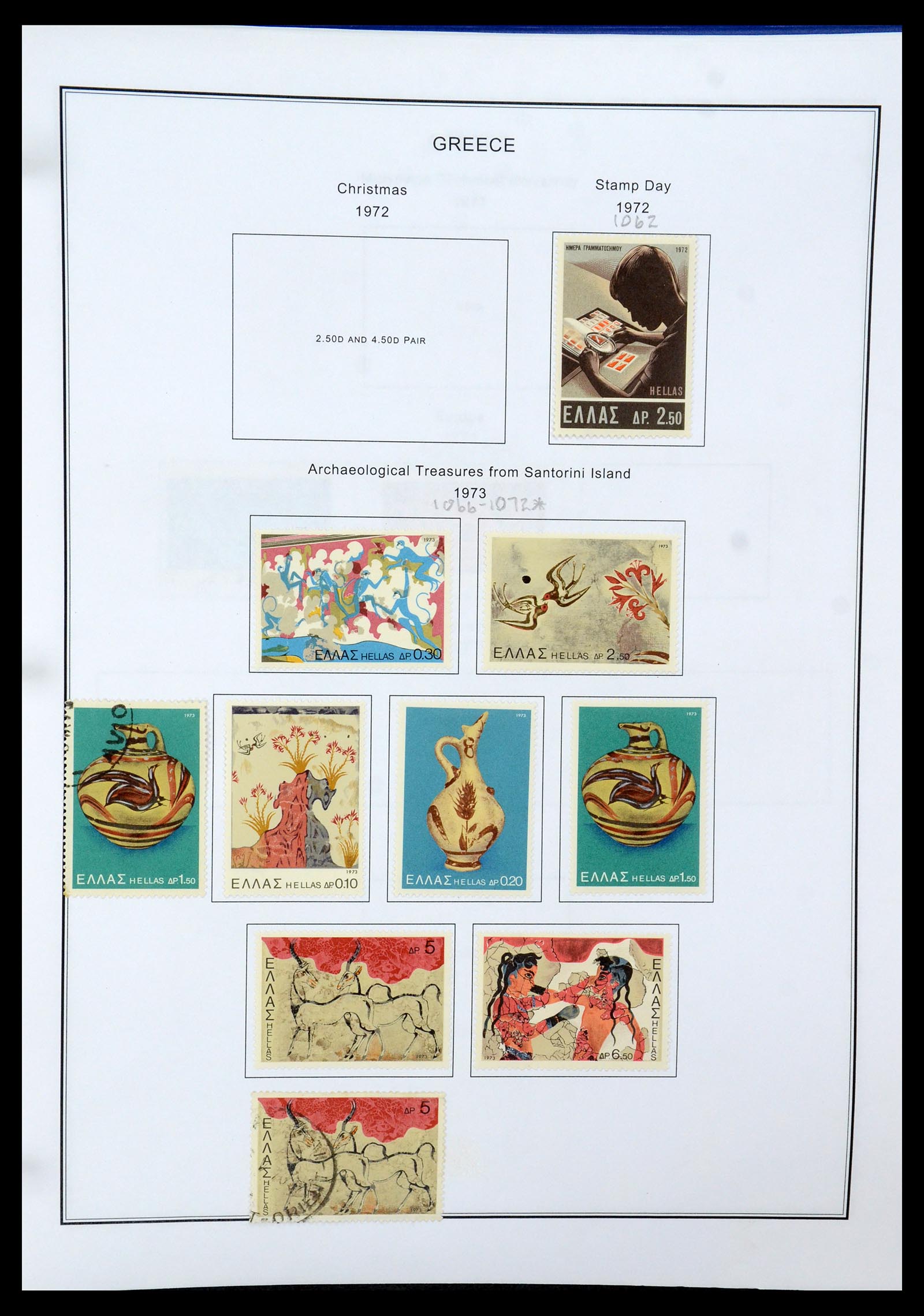 35679 099 - Stamp Collection 35679 Greece and territories 1861-1999.