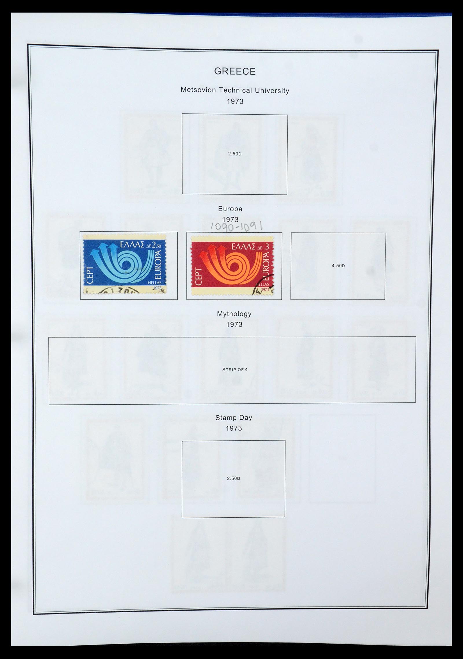 35679 100 - Stamp Collection 35679 Greece and territories 1861-1999.