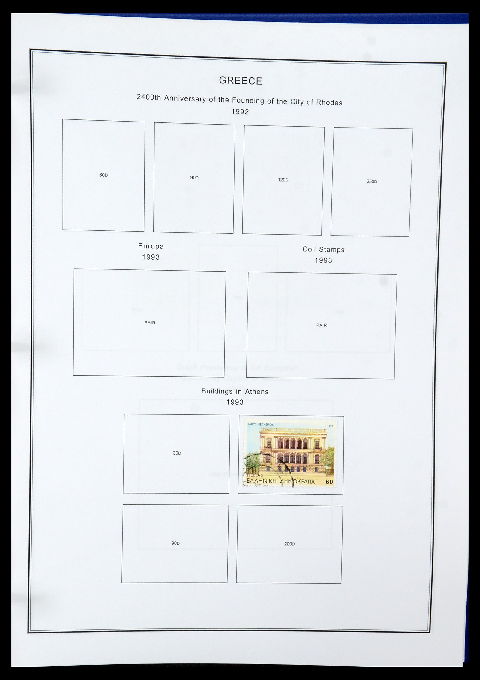 35679 161 - Stamp Collection 35679 Greece and territories 1861-1999.