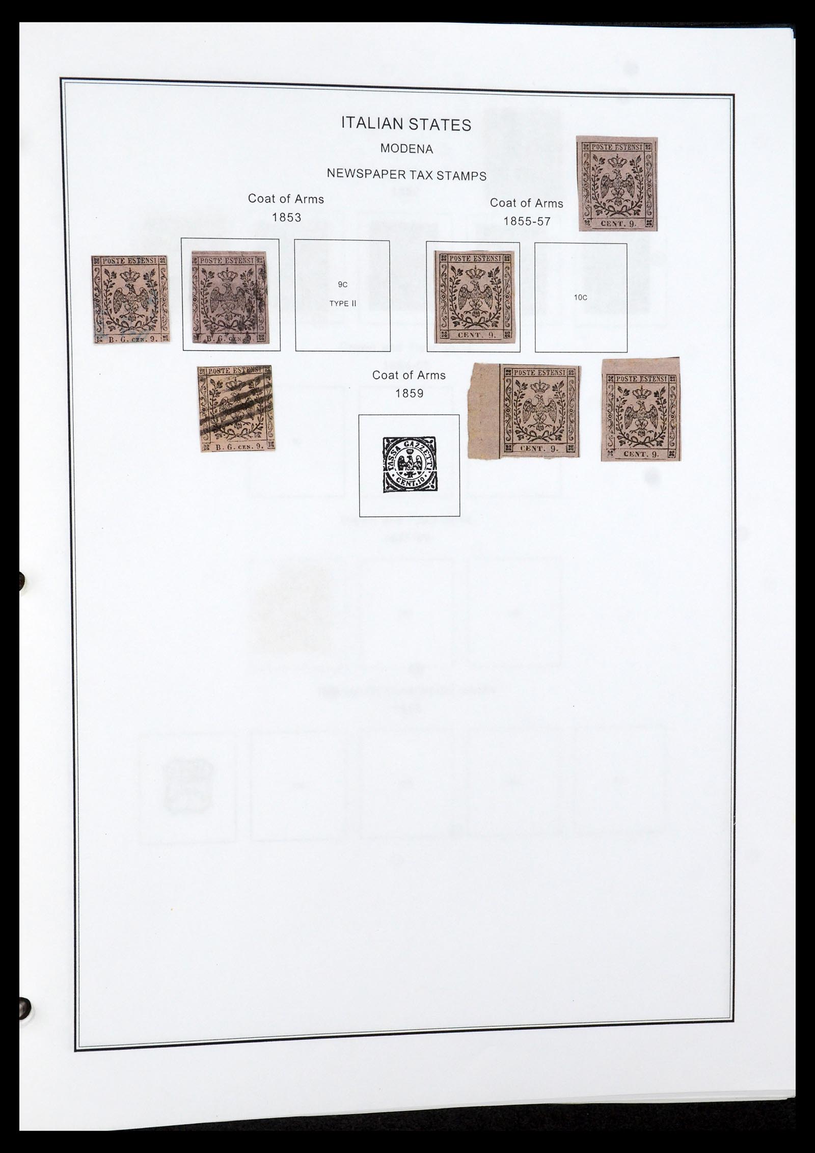 35680 002 - Postzegelverzameling 35680 Italië en gebieden 1851-1949.