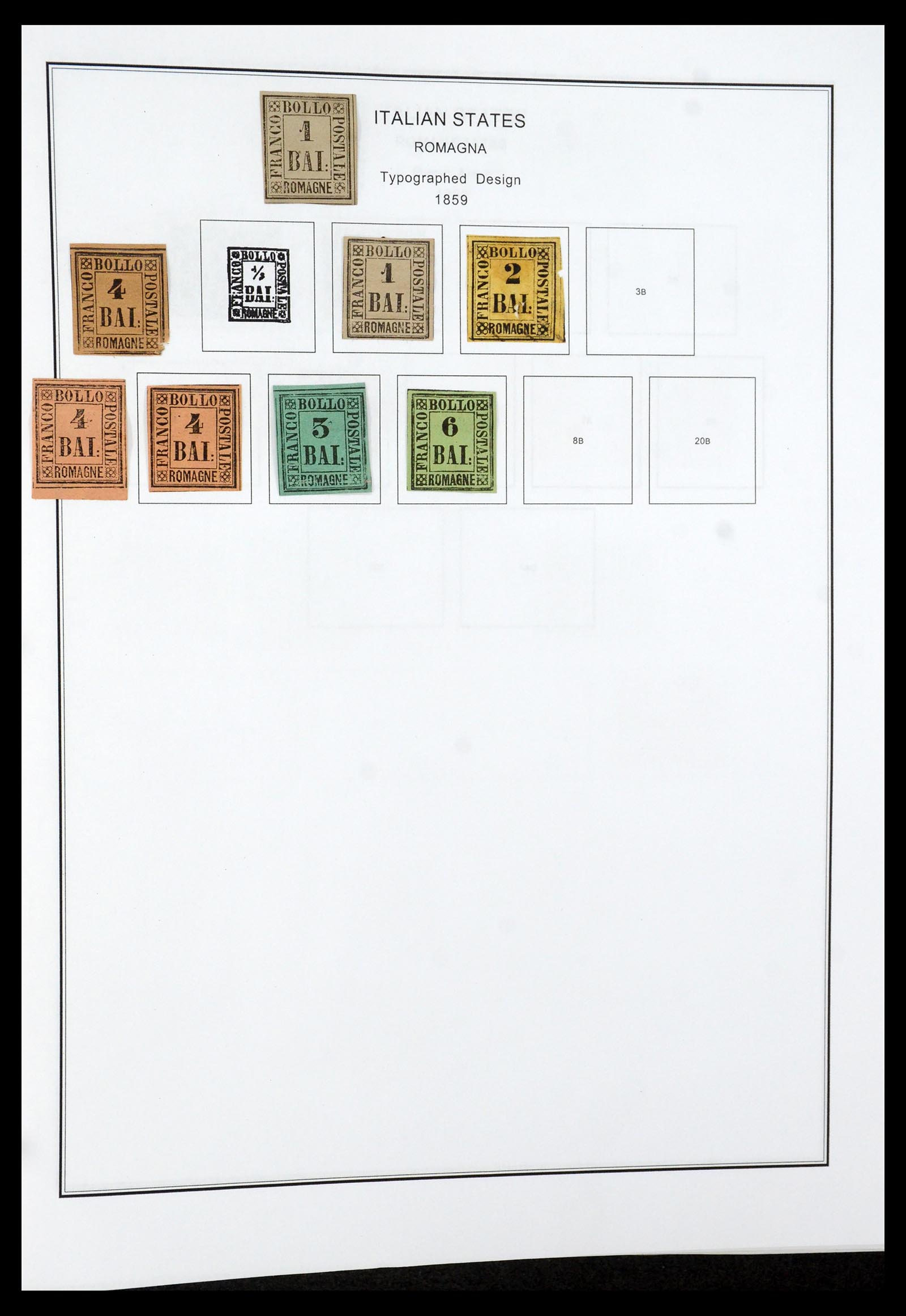 35680 004 - Postzegelverzameling 35680 Italië en gebieden 1851-1949.