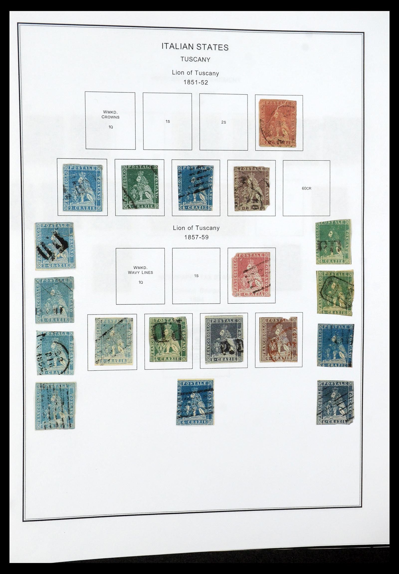 35680 009 - Postzegelverzameling 35680 Italië en gebieden 1851-1949.