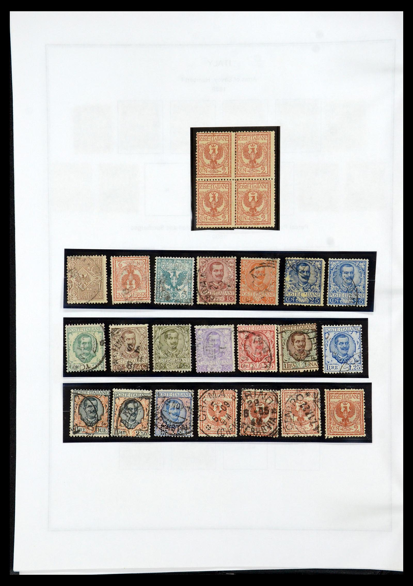 35680 016 - Postzegelverzameling 35680 Italië en gebieden 1851-1949.