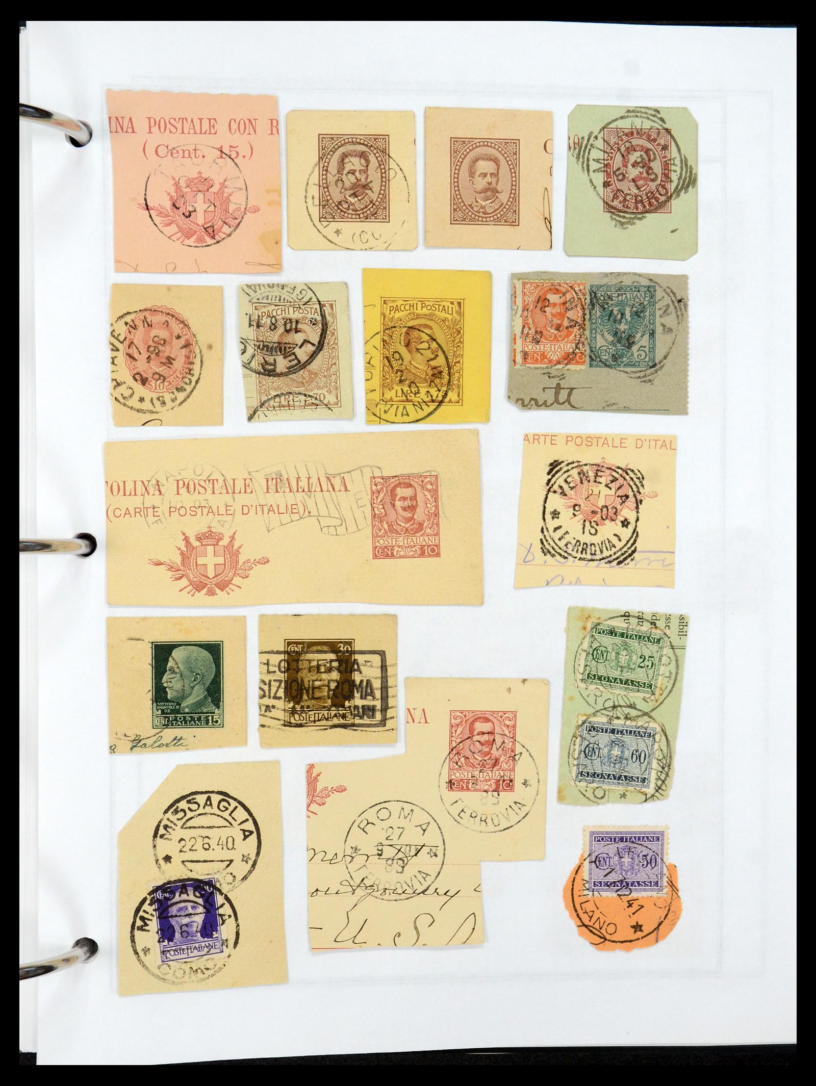 35680 018 - Postzegelverzameling 35680 Italië en gebieden 1851-1949.
