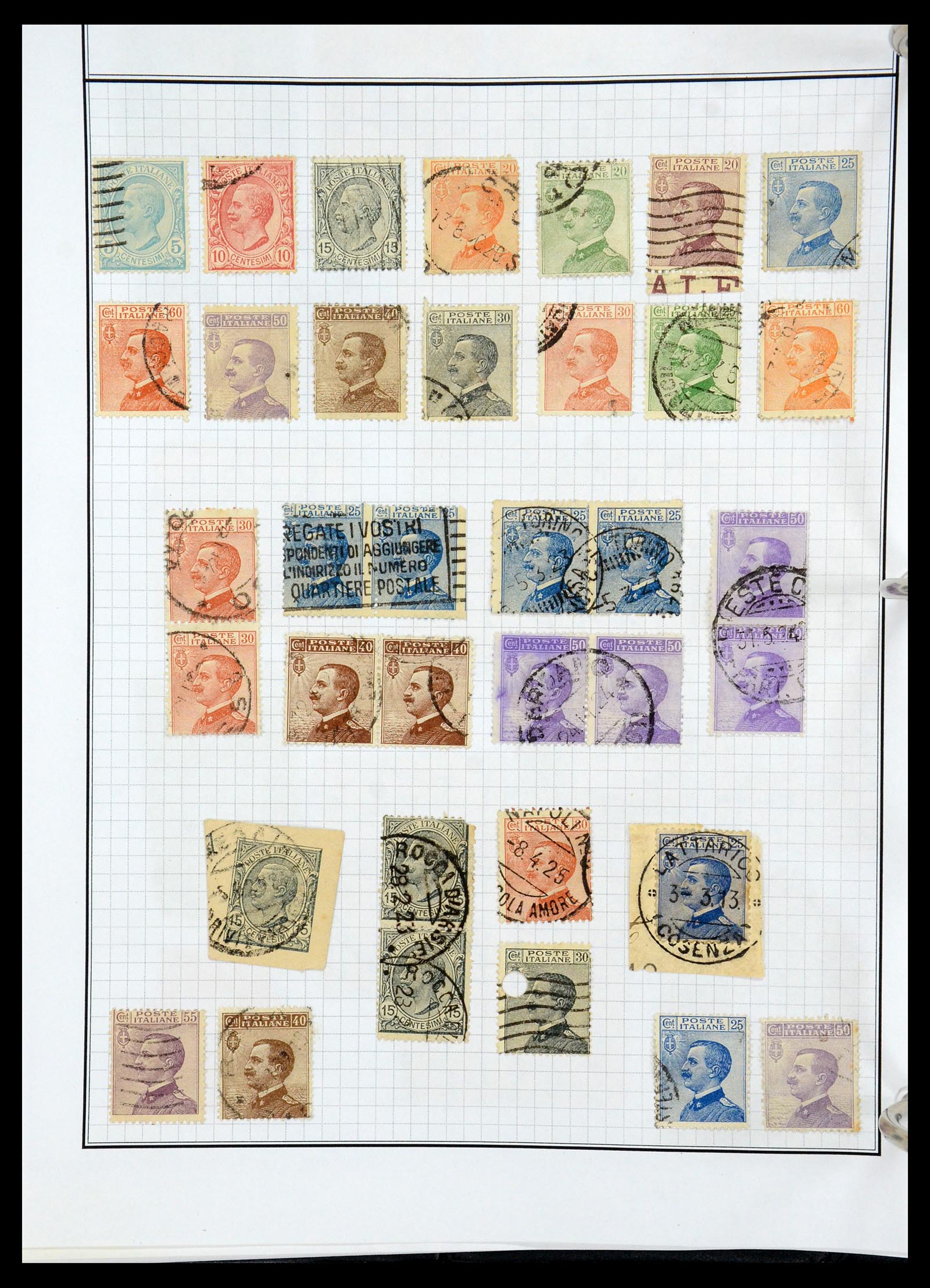 35680 019 - Postzegelverzameling 35680 Italië en gebieden 1851-1949.