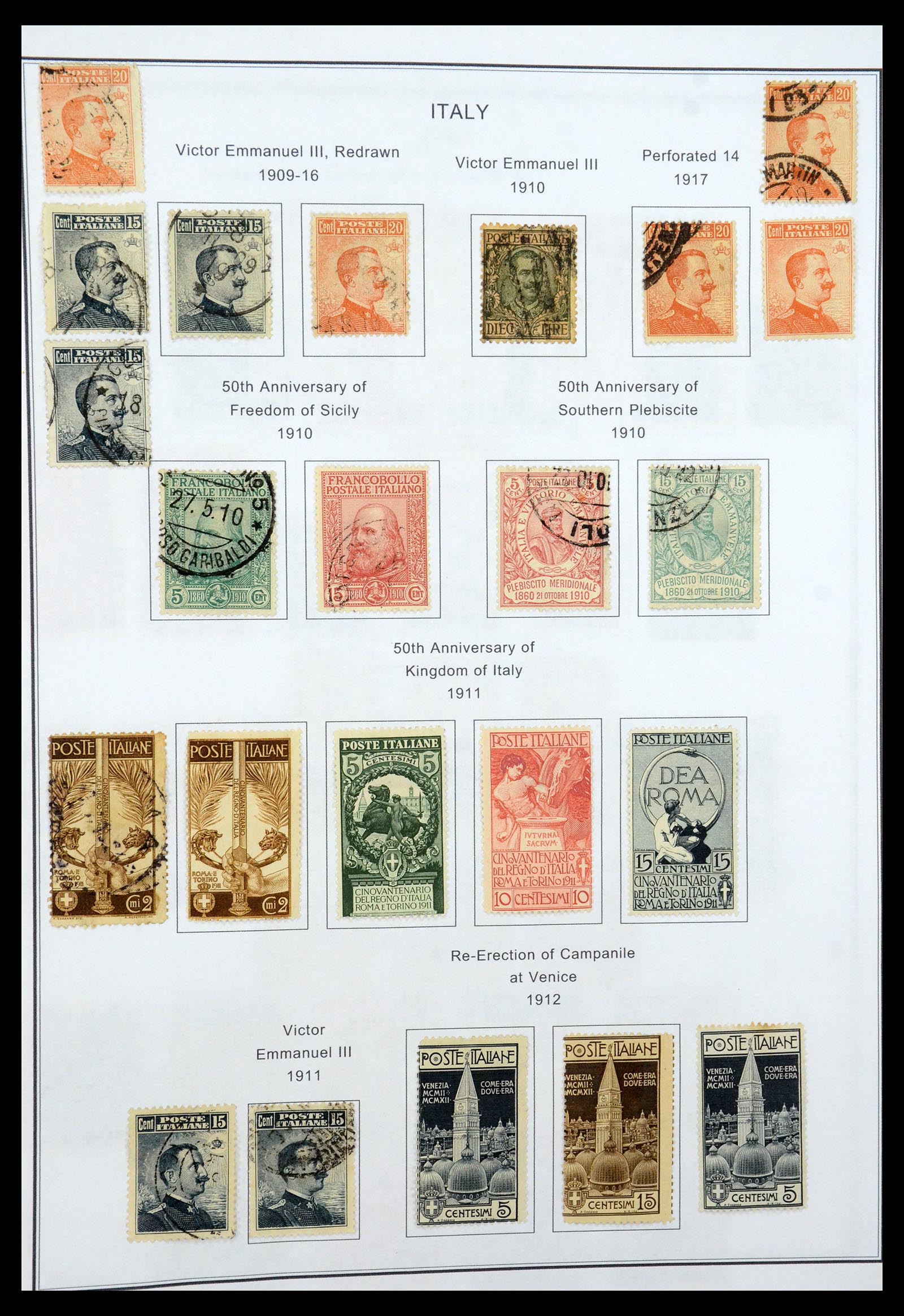 35680 022 - Stamp Collection 35680 Italy and territories 1851-1949.