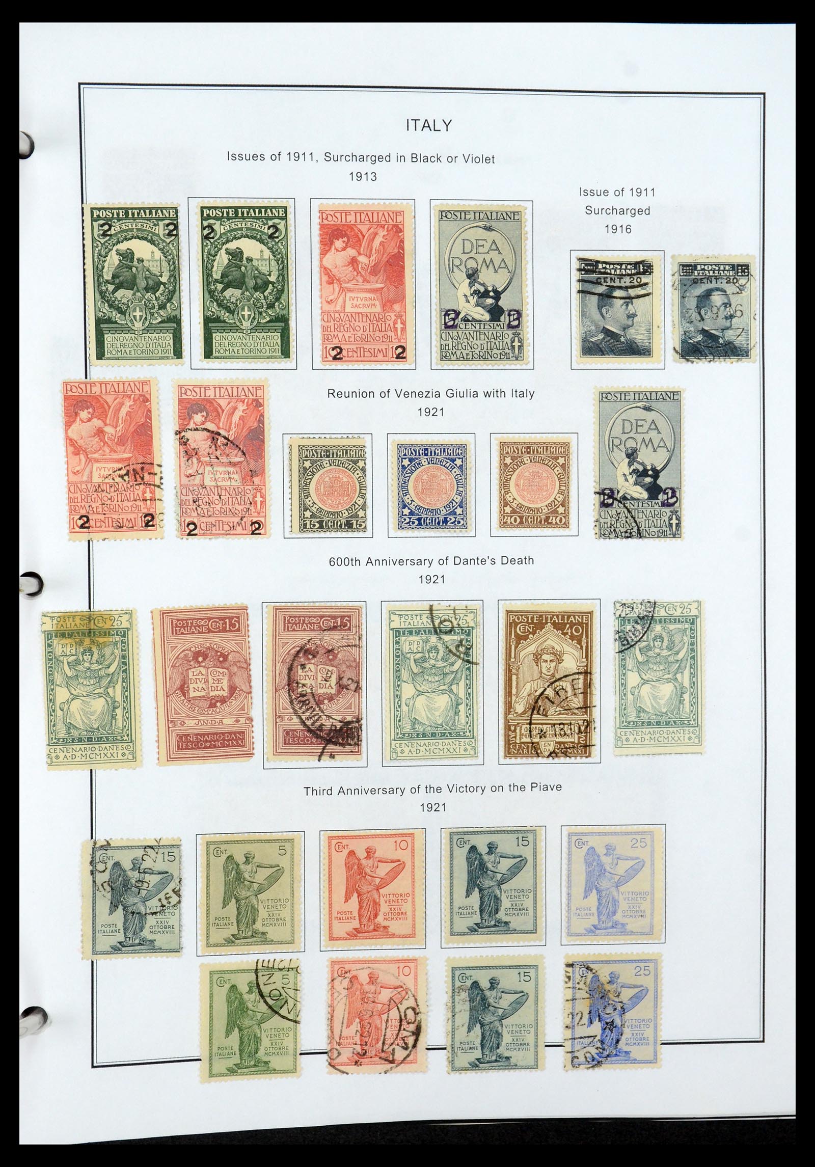 35680 024 - Stamp Collection 35680 Italy and territories 1851-1949.