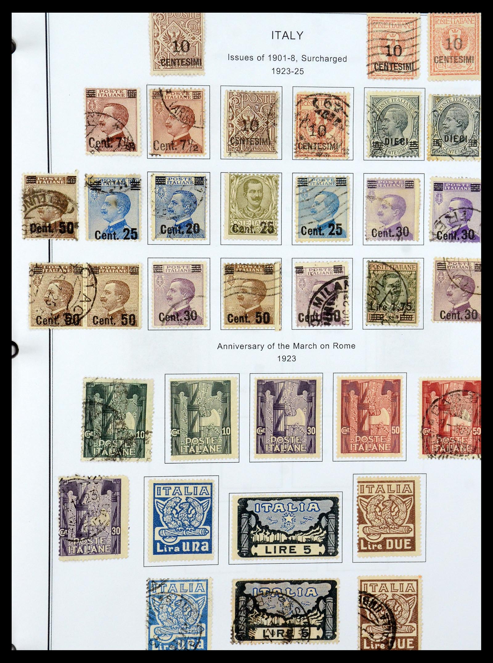 35680 028 - Stamp Collection 35680 Italy and territories 1851-1949.