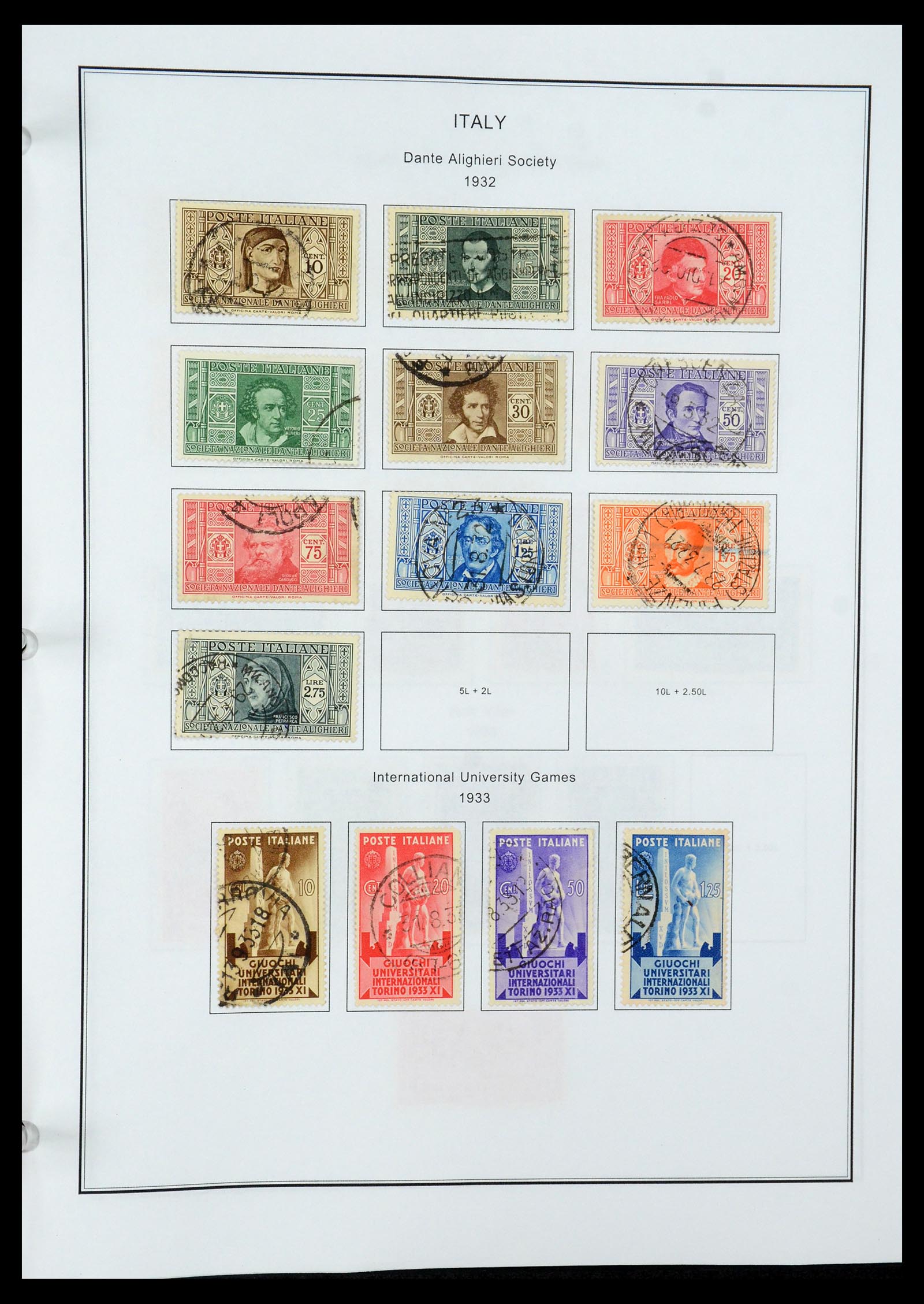 35680 043 - Stamp Collection 35680 Italy and territories 1851-1949.