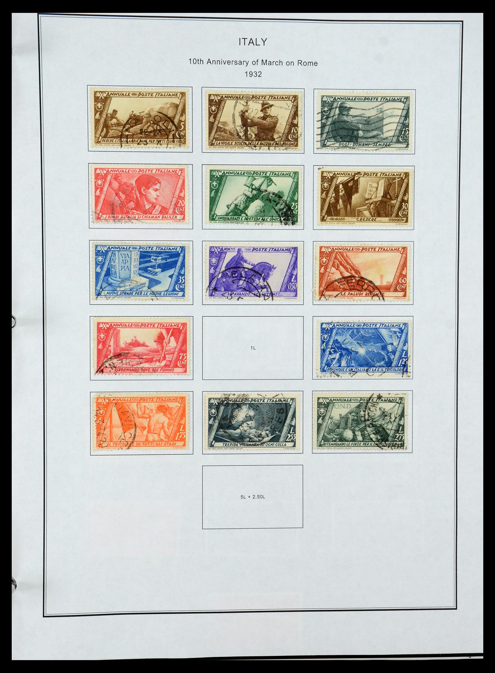 35680 047 - Stamp Collection 35680 Italy and territories 1851-1949.