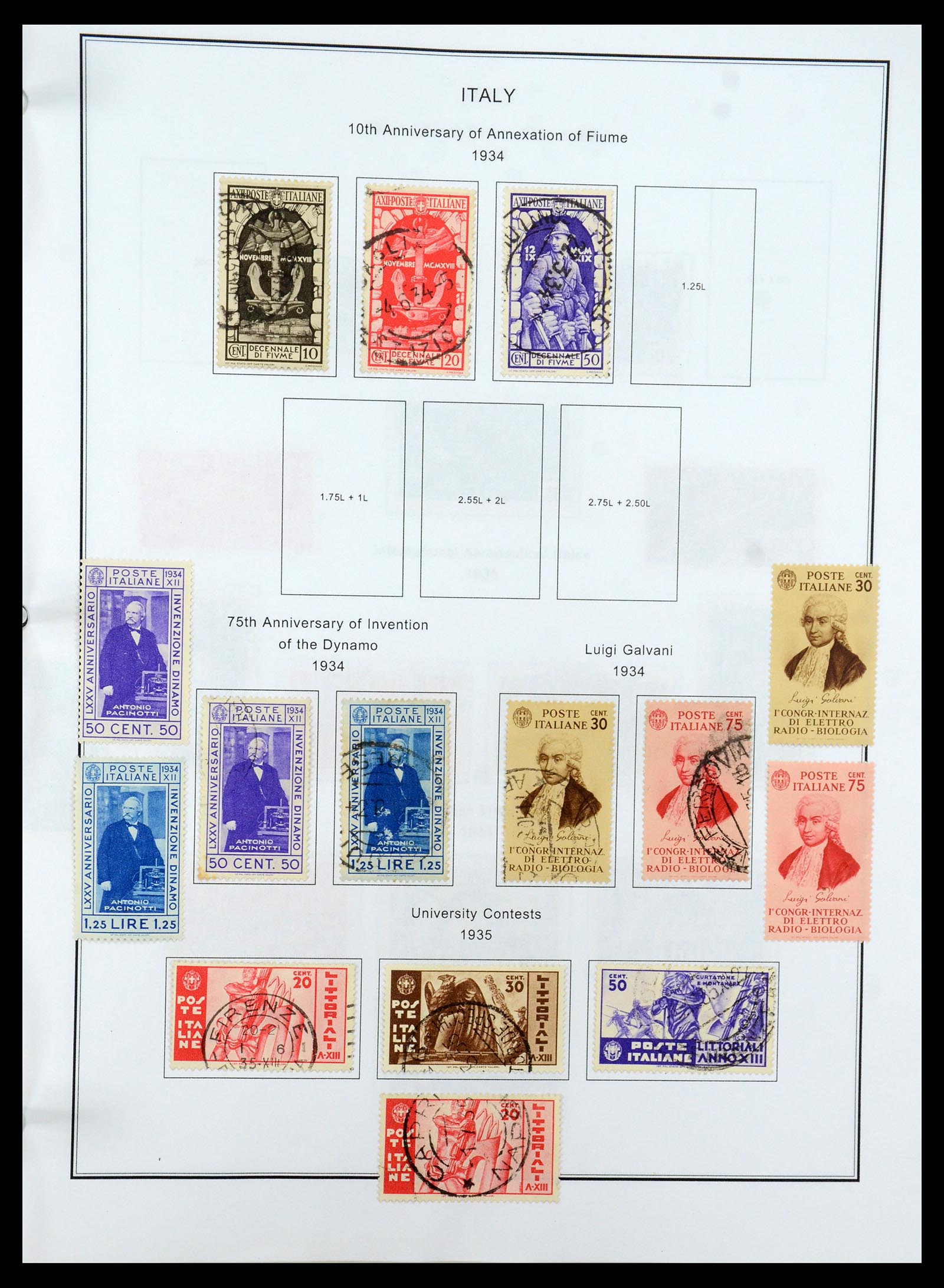 35680 049 - Stamp Collection 35680 Italy and territories 1851-1949.
