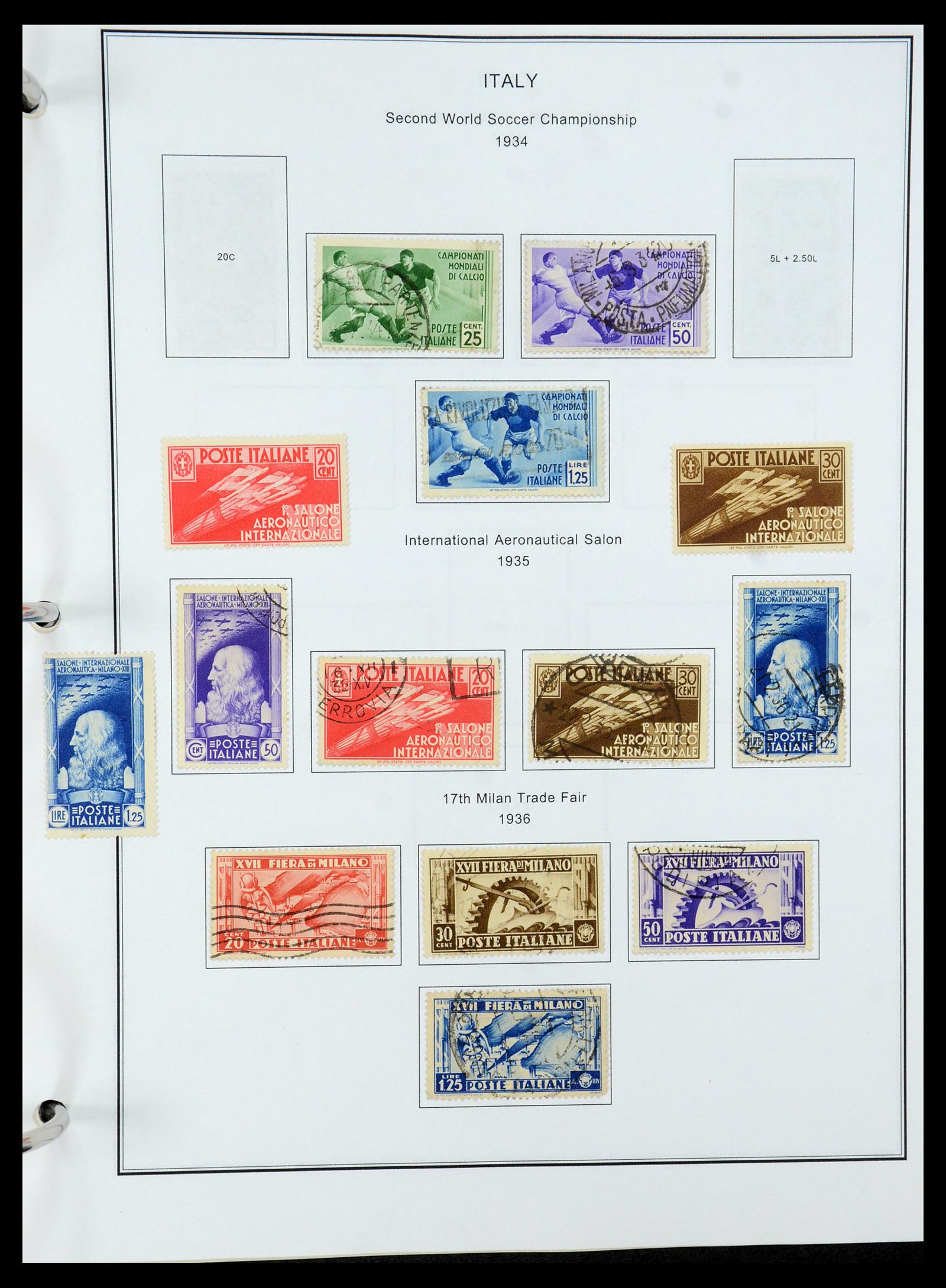 35680 050 - Stamp Collection 35680 Italy and territories 1851-1949.