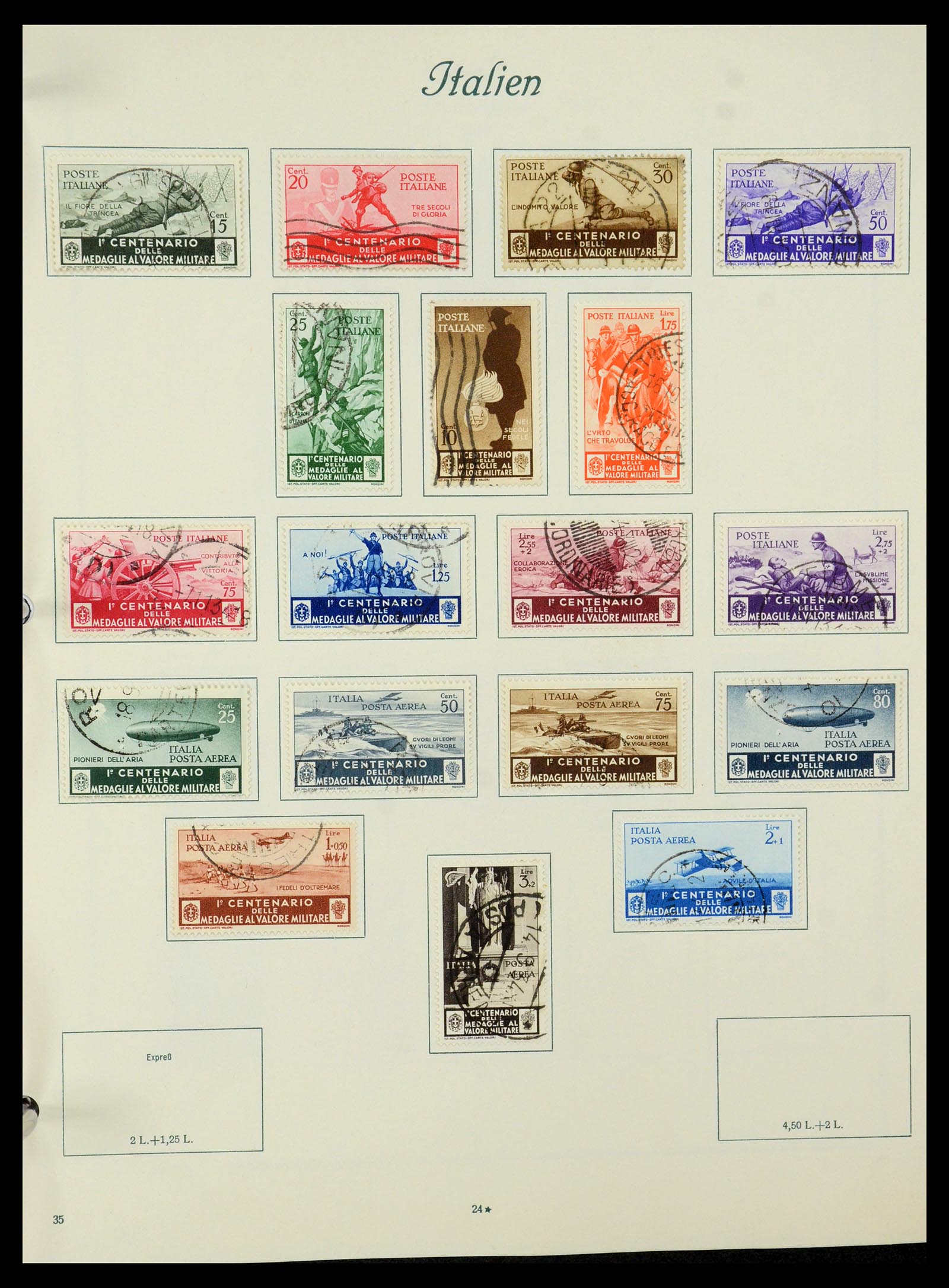 35680 052 - Stamp Collection 35680 Italy and territories 1851-1949.