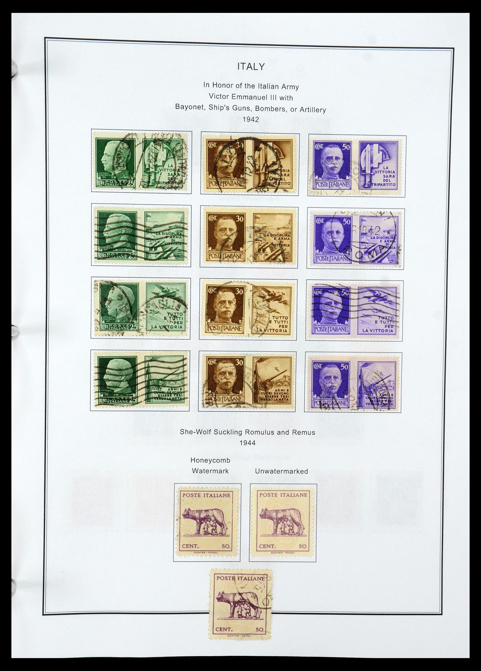 35680 060 - Stamp Collection 35680 Italy and territories 1851-1949.