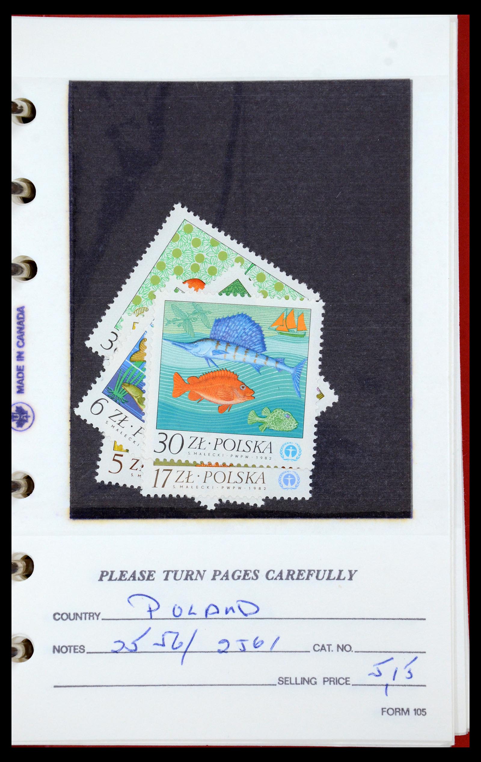 35683 012 - Postzegelverzameling 35683 Polen 1939-1990.