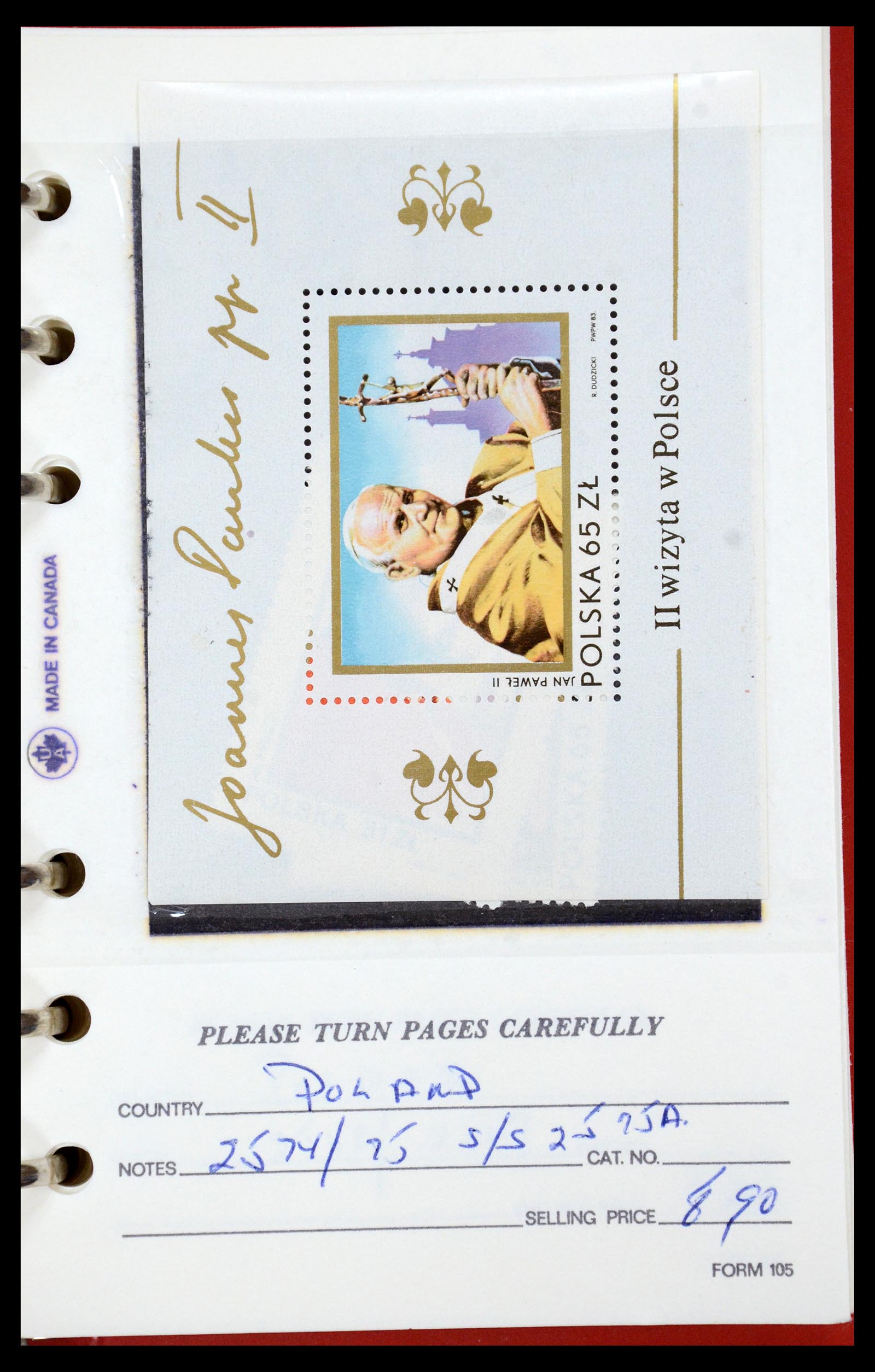 35683 014 - Postzegelverzameling 35683 Polen 1939-1990.