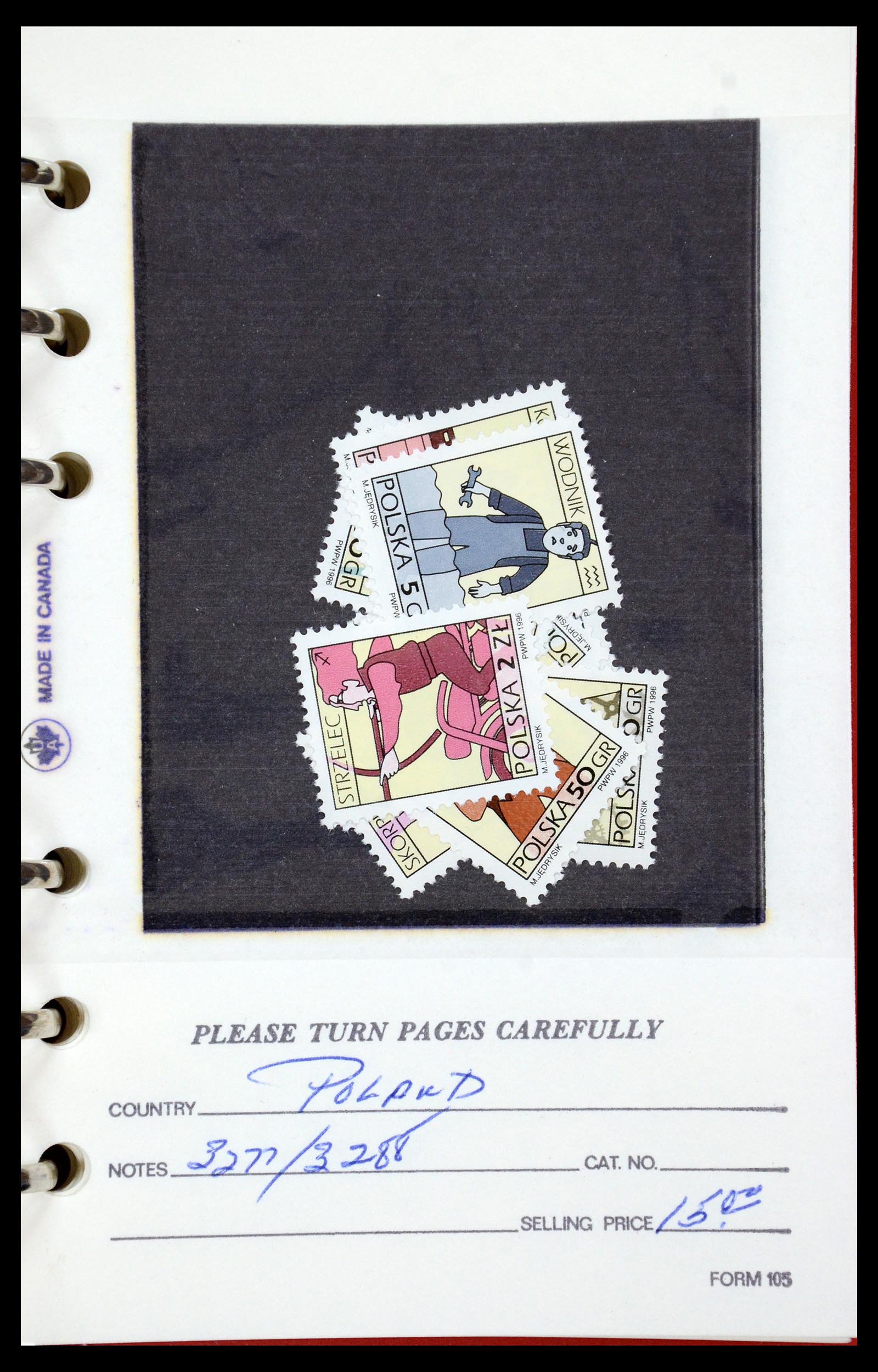 35683 025 - Postzegelverzameling 35683 Polen 1939-1990.
