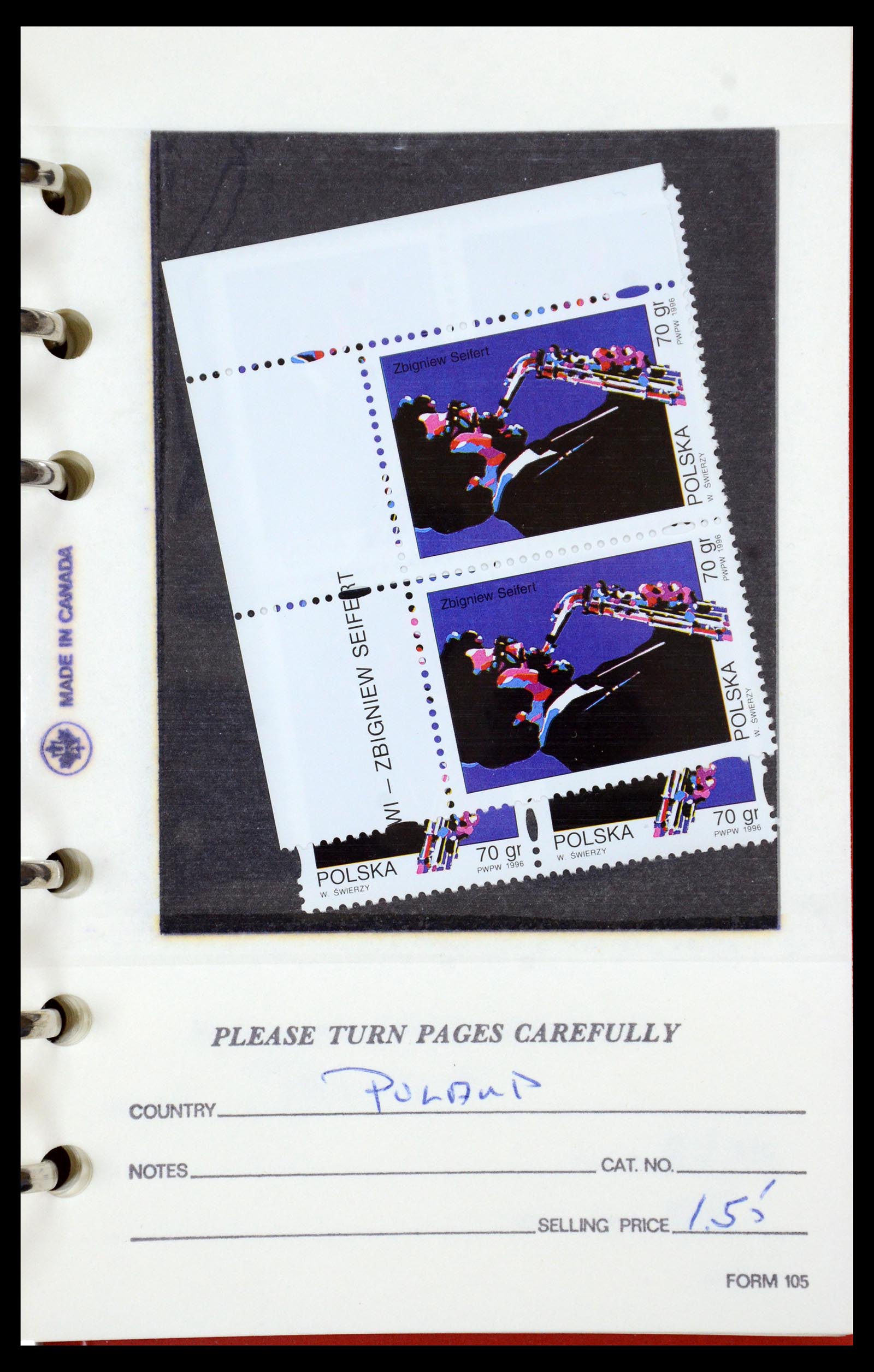 35683 029 - Postzegelverzameling 35683 Polen 1939-1990.