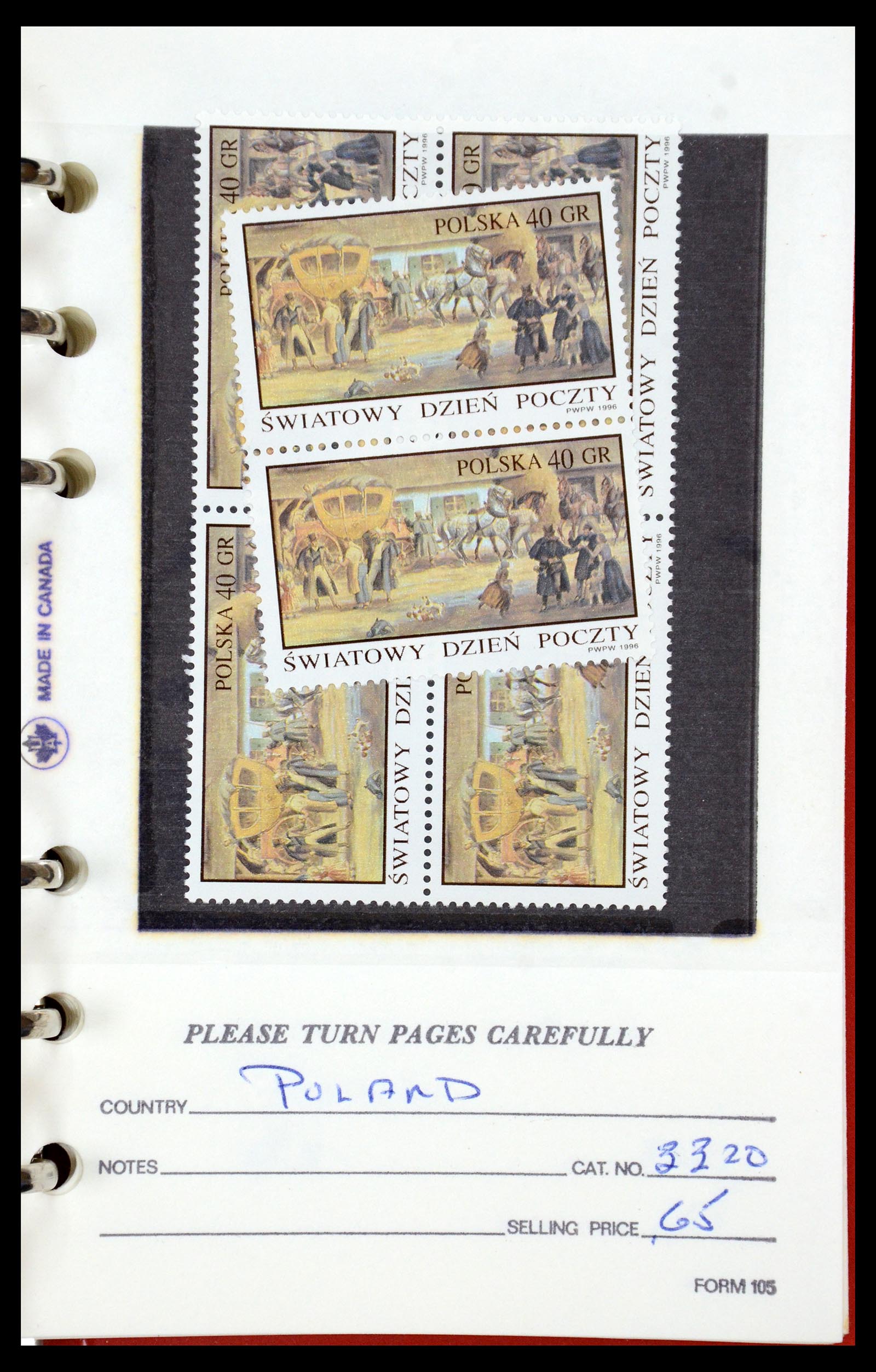 35683 030 - Postzegelverzameling 35683 Polen 1939-1990.