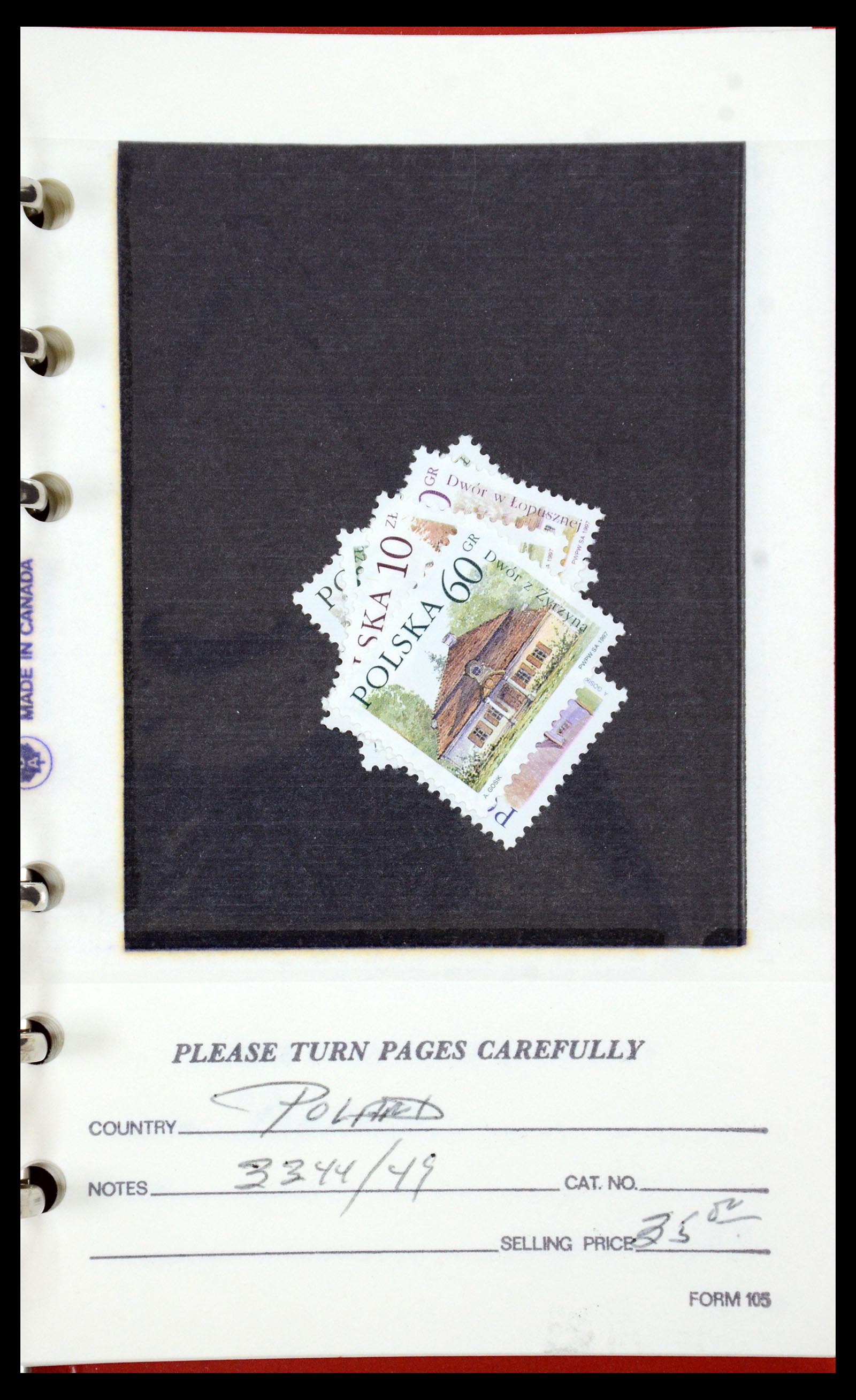 35683 032 - Postzegelverzameling 35683 Polen 1939-1990.