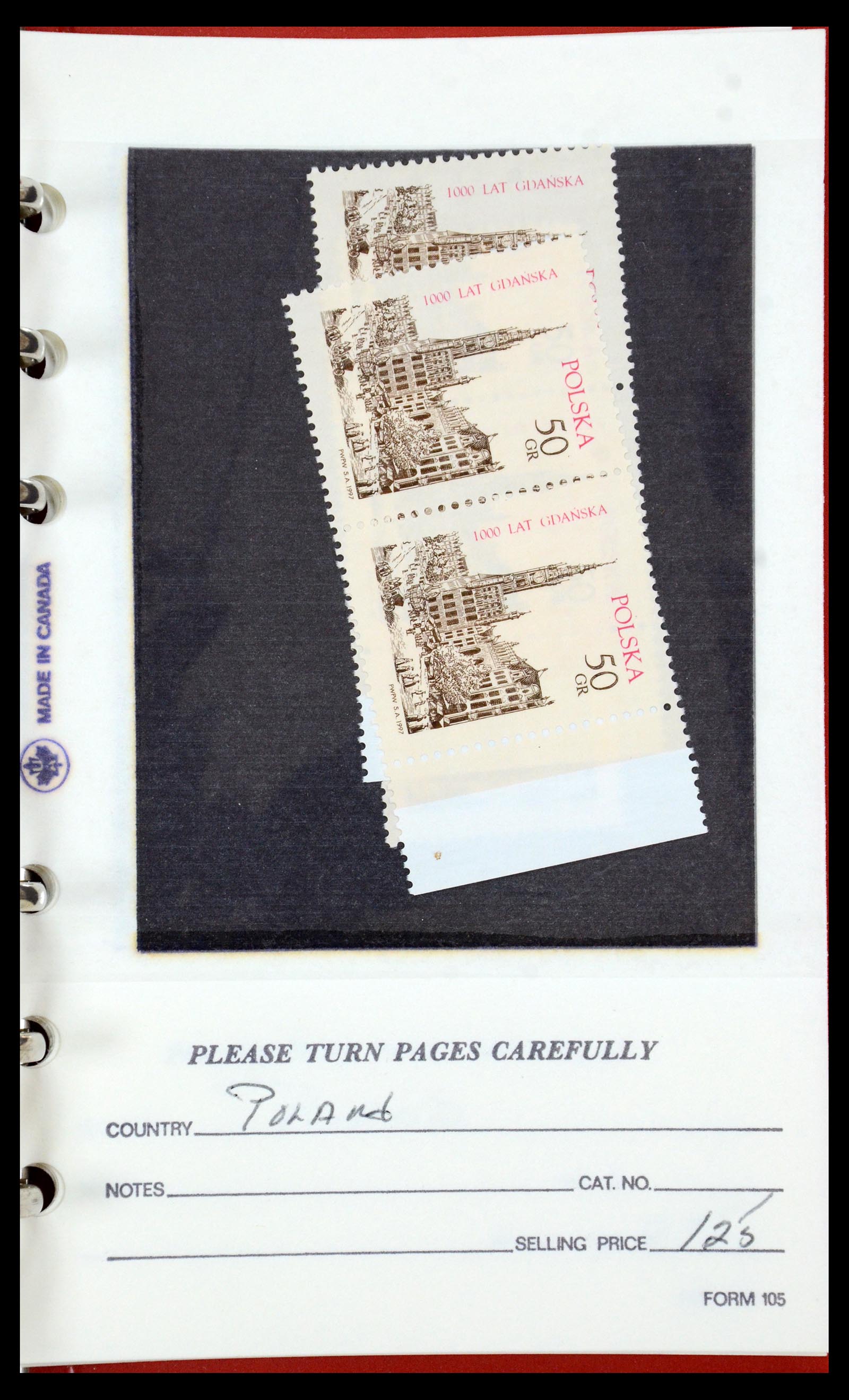 35683 036 - Postzegelverzameling 35683 Polen 1939-1990.
