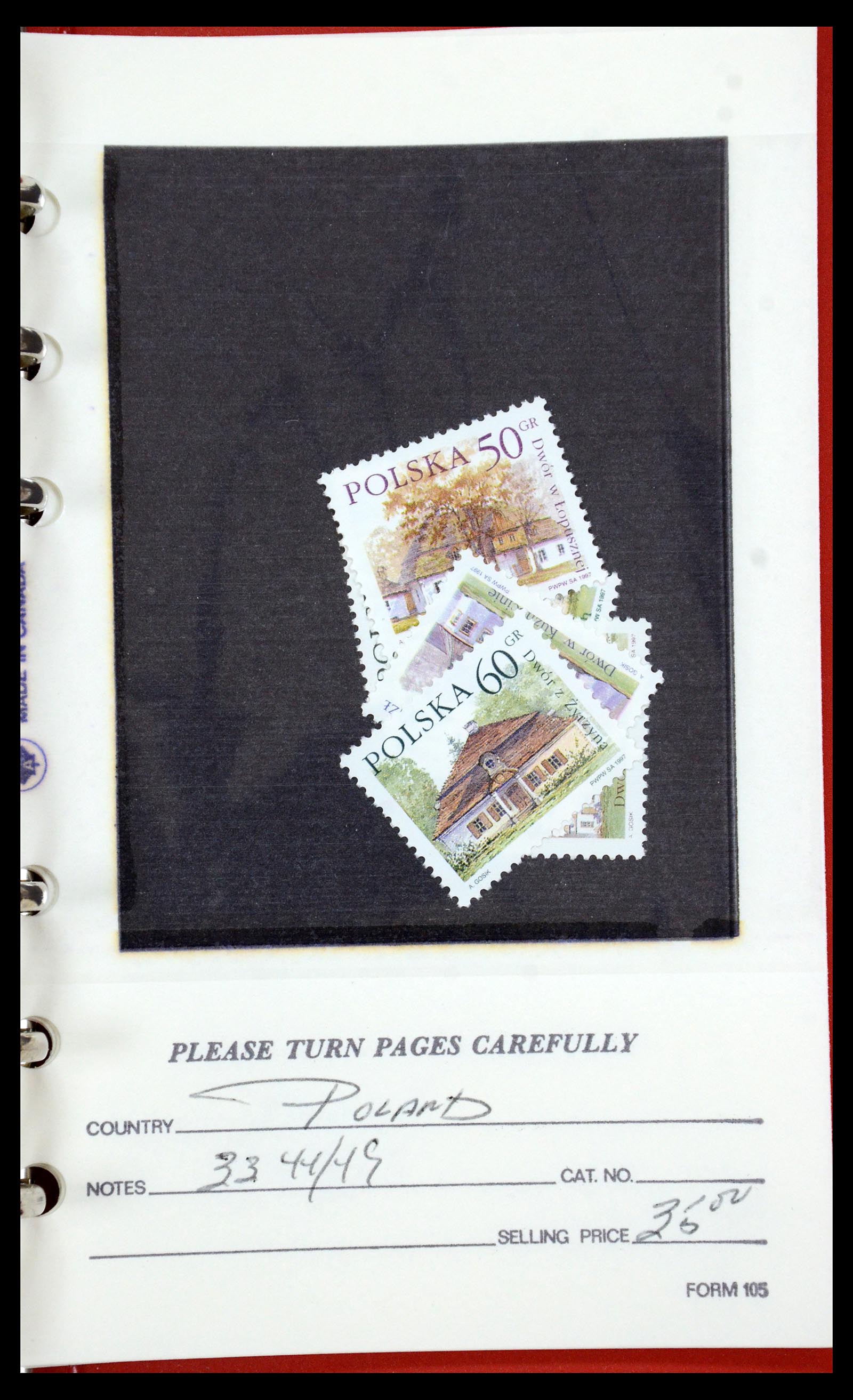 35683 040 - Postzegelverzameling 35683 Polen 1939-1990.