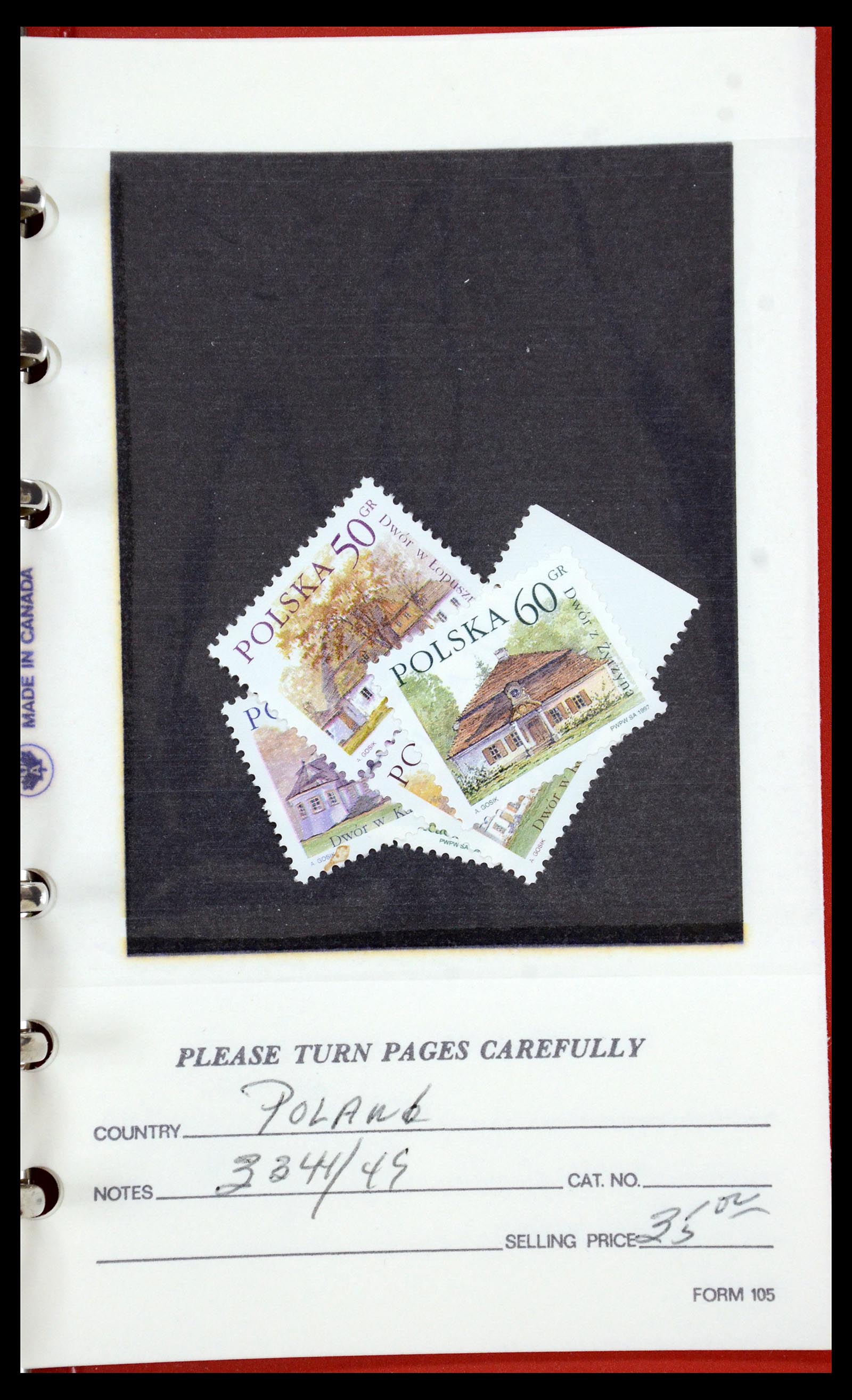 35683 041 - Postzegelverzameling 35683 Polen 1939-1990.