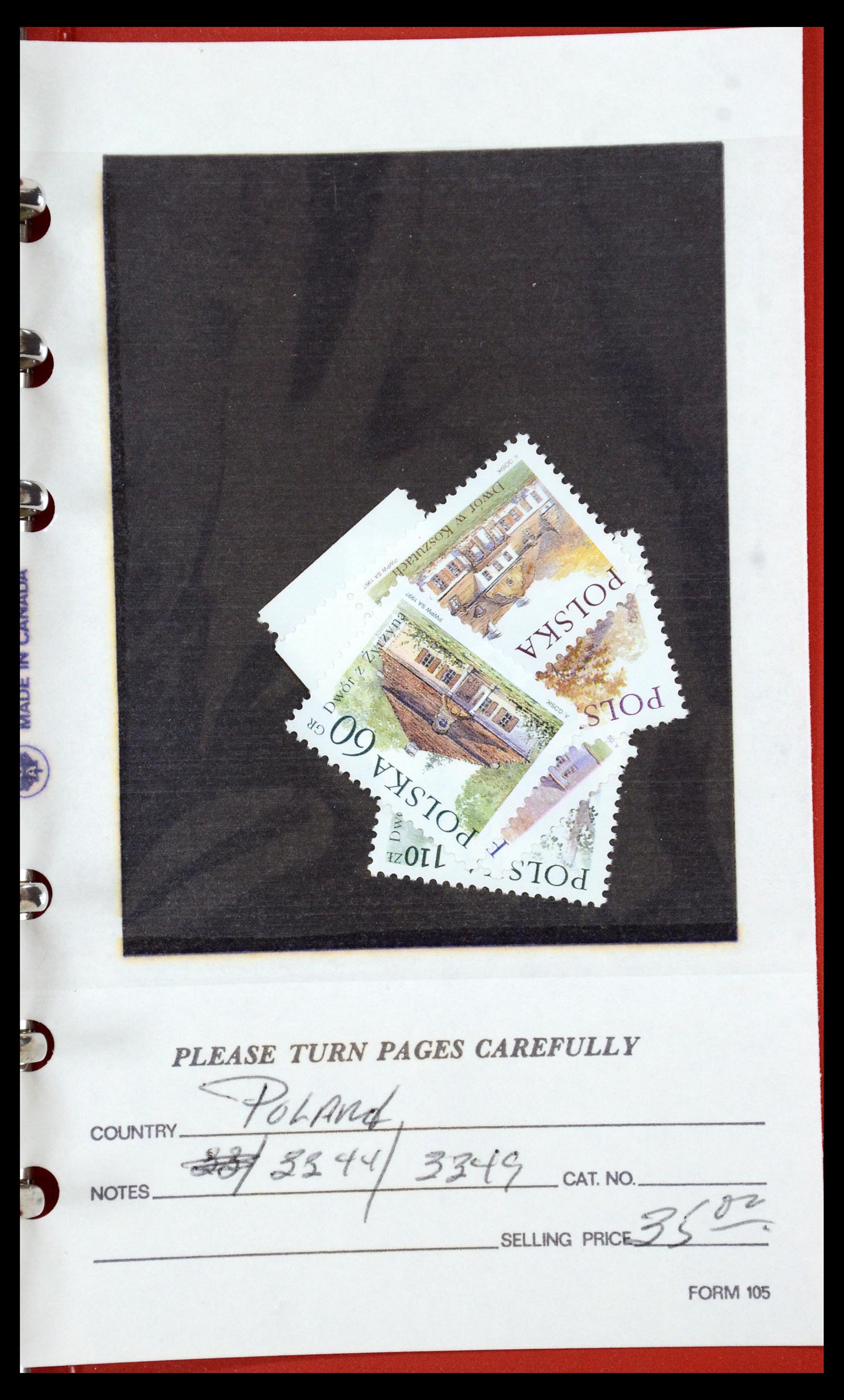 35683 043 - Postzegelverzameling 35683 Polen 1939-1990.