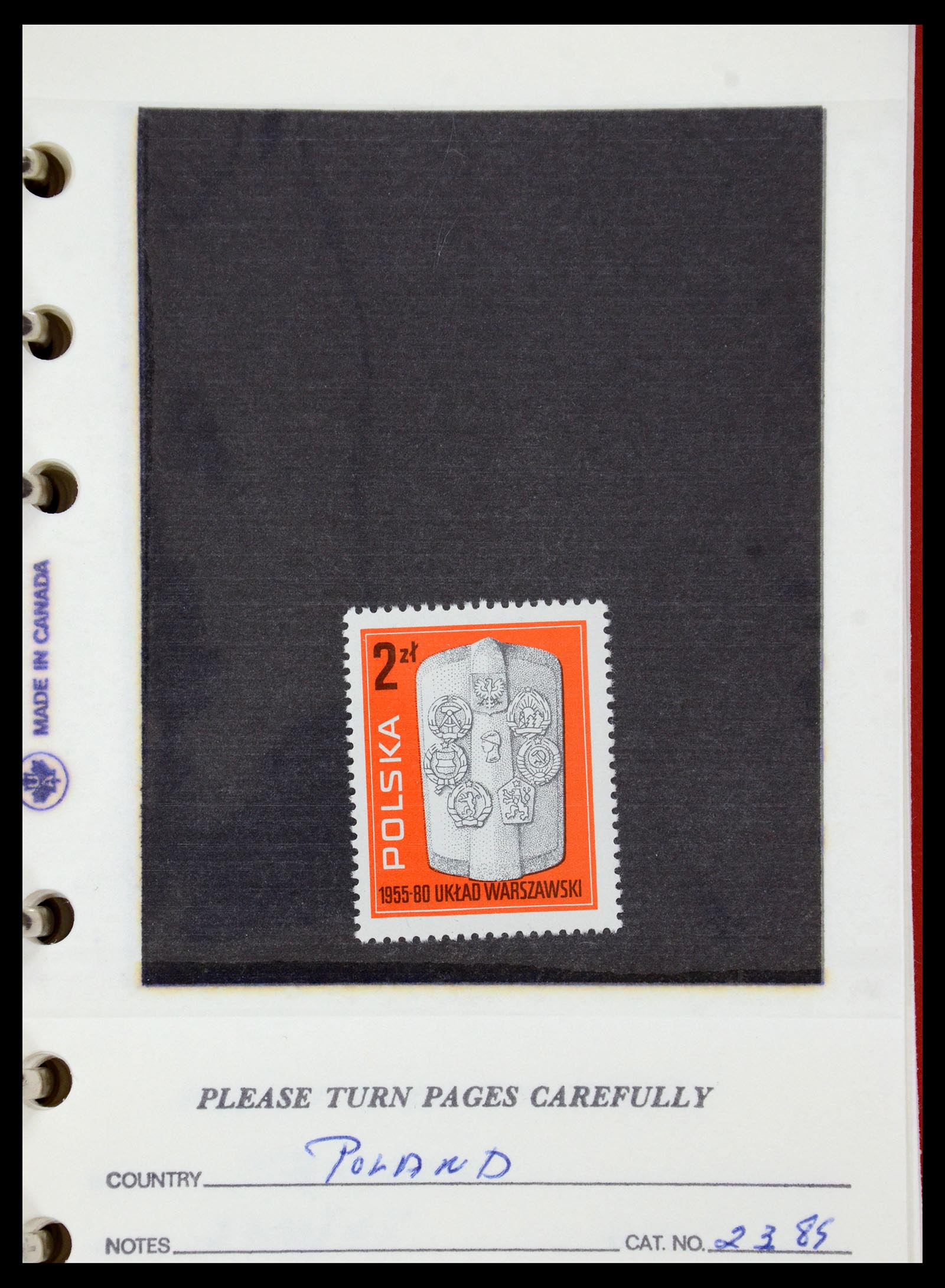 35683 081 - Postzegelverzameling 35683 Polen 1939-1990.