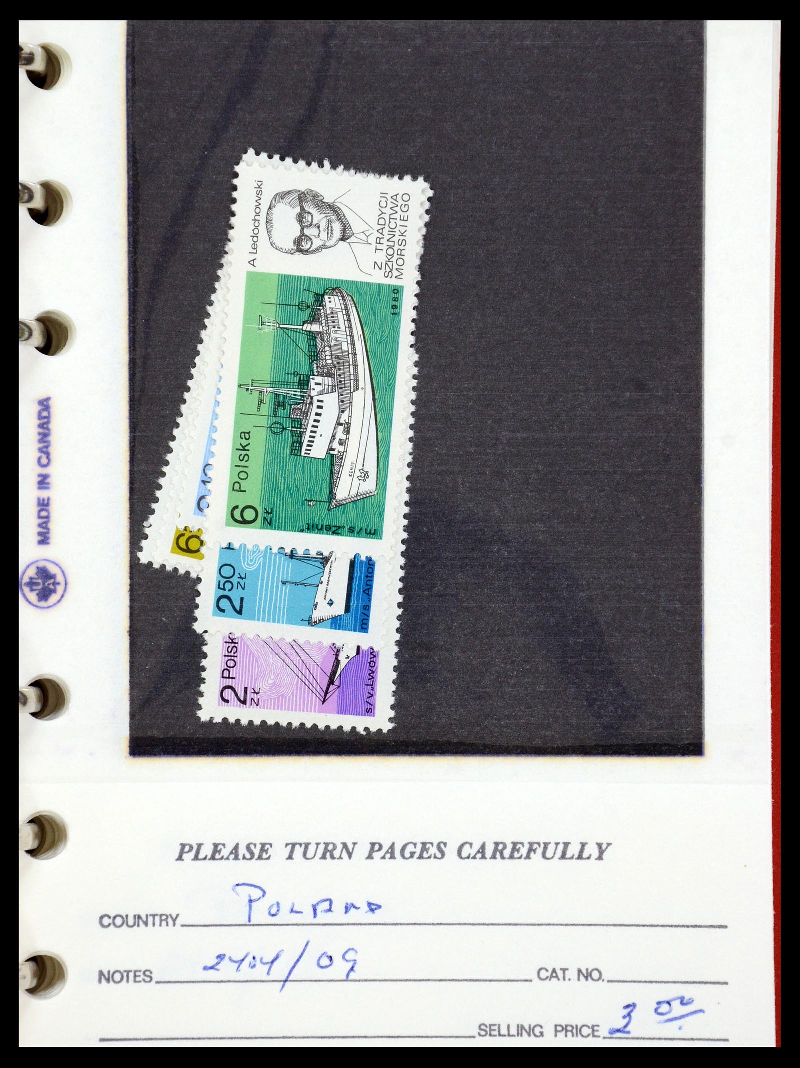 35683 085 - Postzegelverzameling 35683 Polen 1939-1990.
