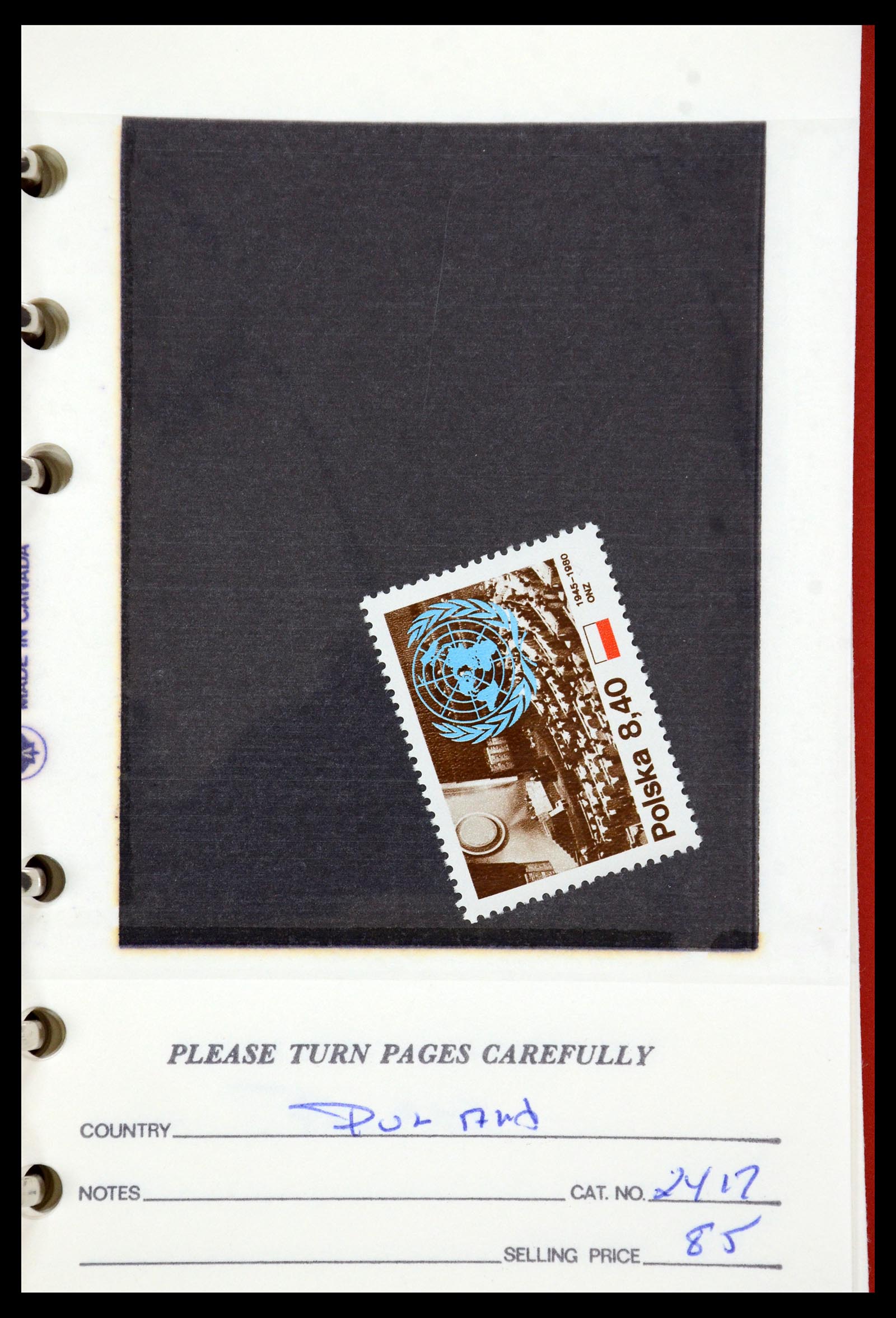 35683 087 - Postzegelverzameling 35683 Polen 1939-1990.