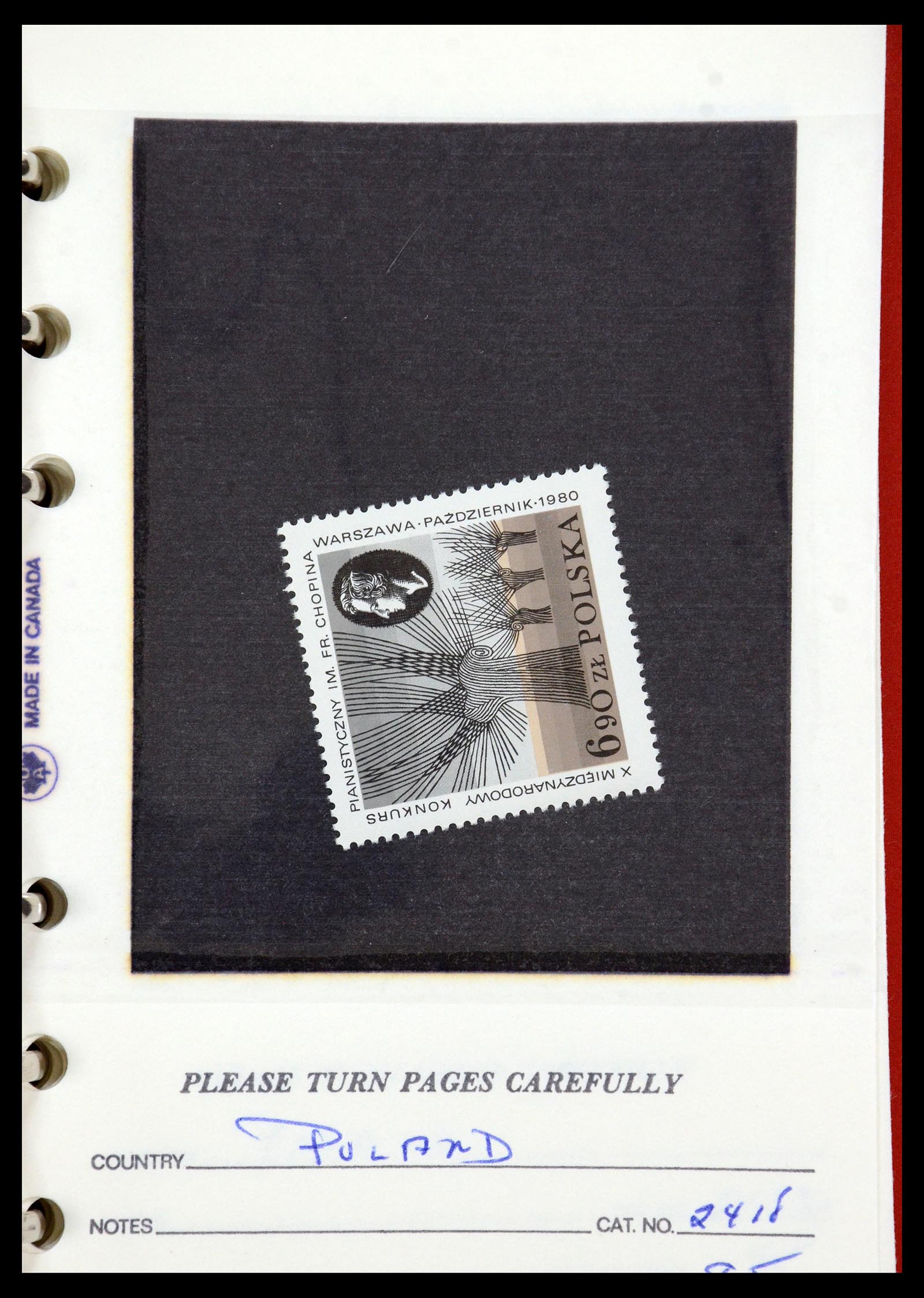35683 088 - Postzegelverzameling 35683 Polen 1939-1990.