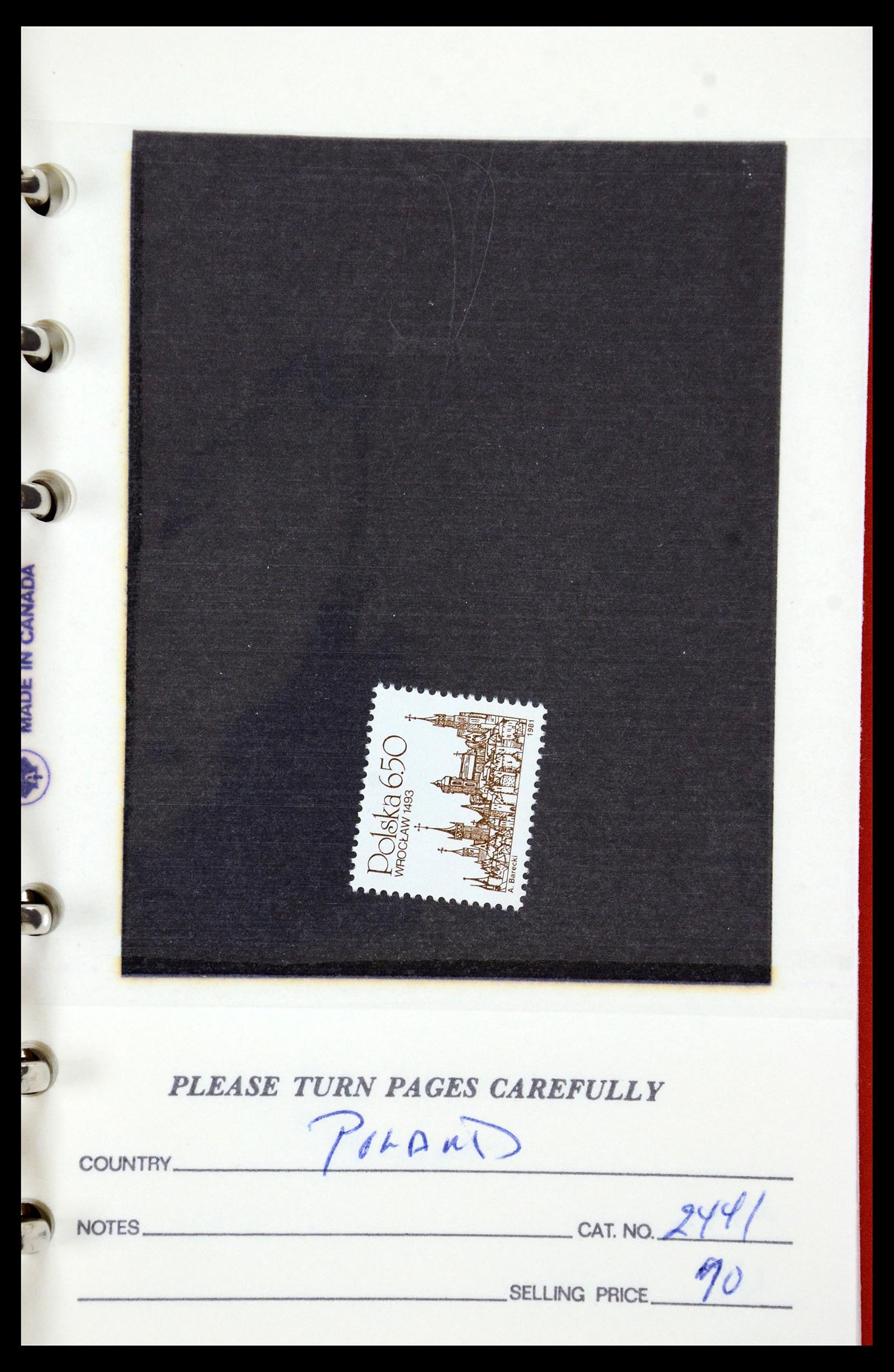 35683 096 - Postzegelverzameling 35683 Polen 1939-1990.
