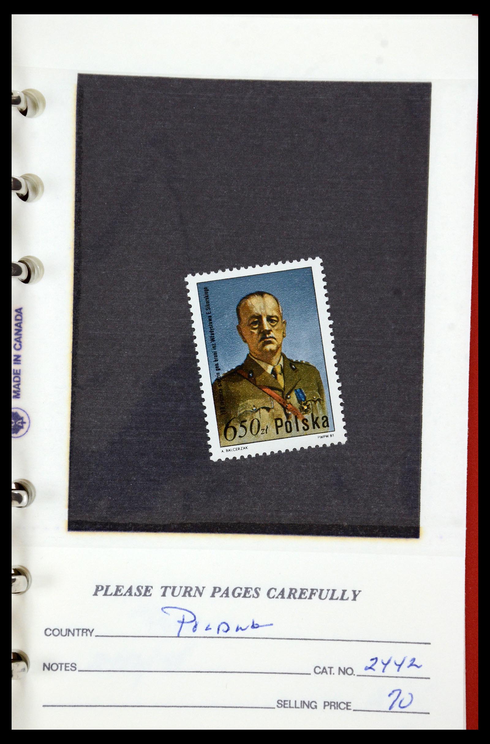 35683 097 - Postzegelverzameling 35683 Polen 1939-1990.