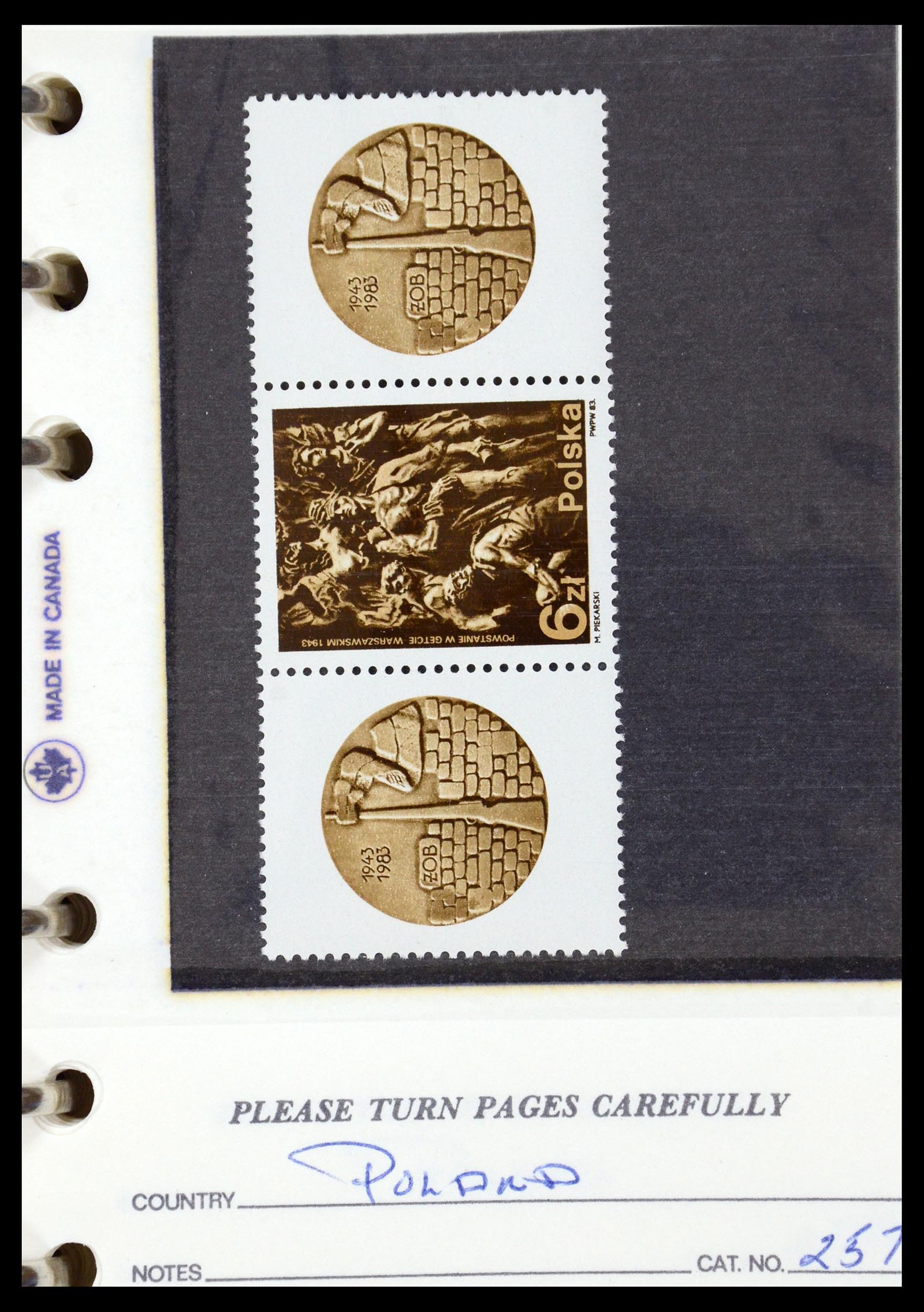 35683 135 - Postzegelverzameling 35683 Polen 1939-1990.