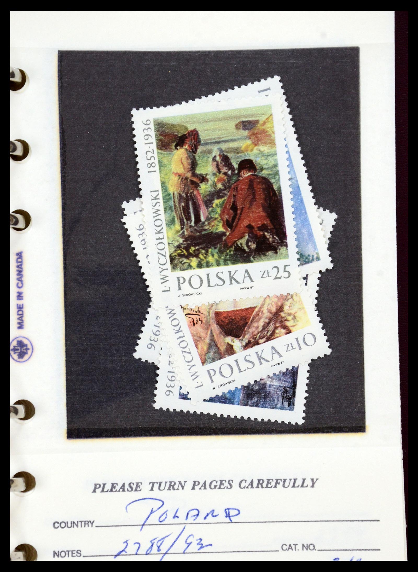35683 282 - Postzegelverzameling 35683 Polen 1939-1990.