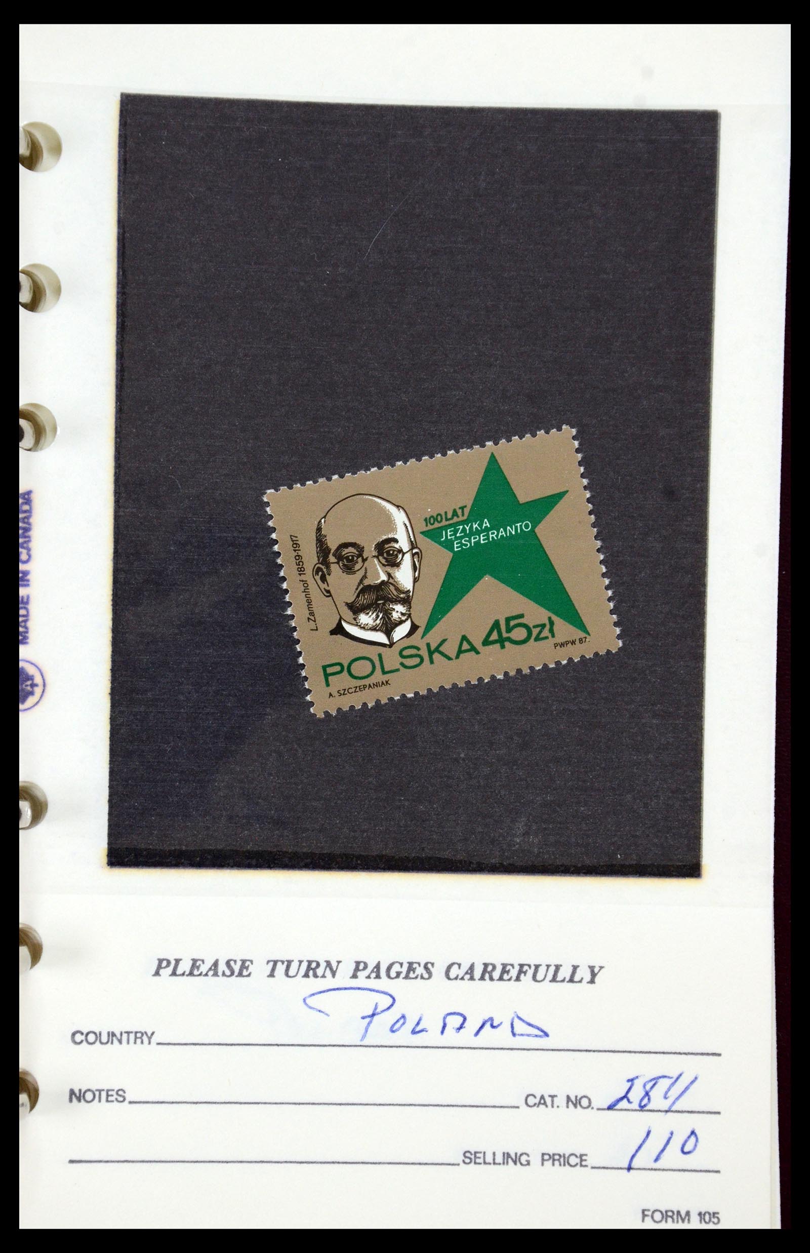 35683 293 - Postzegelverzameling 35683 Polen 1939-1990.