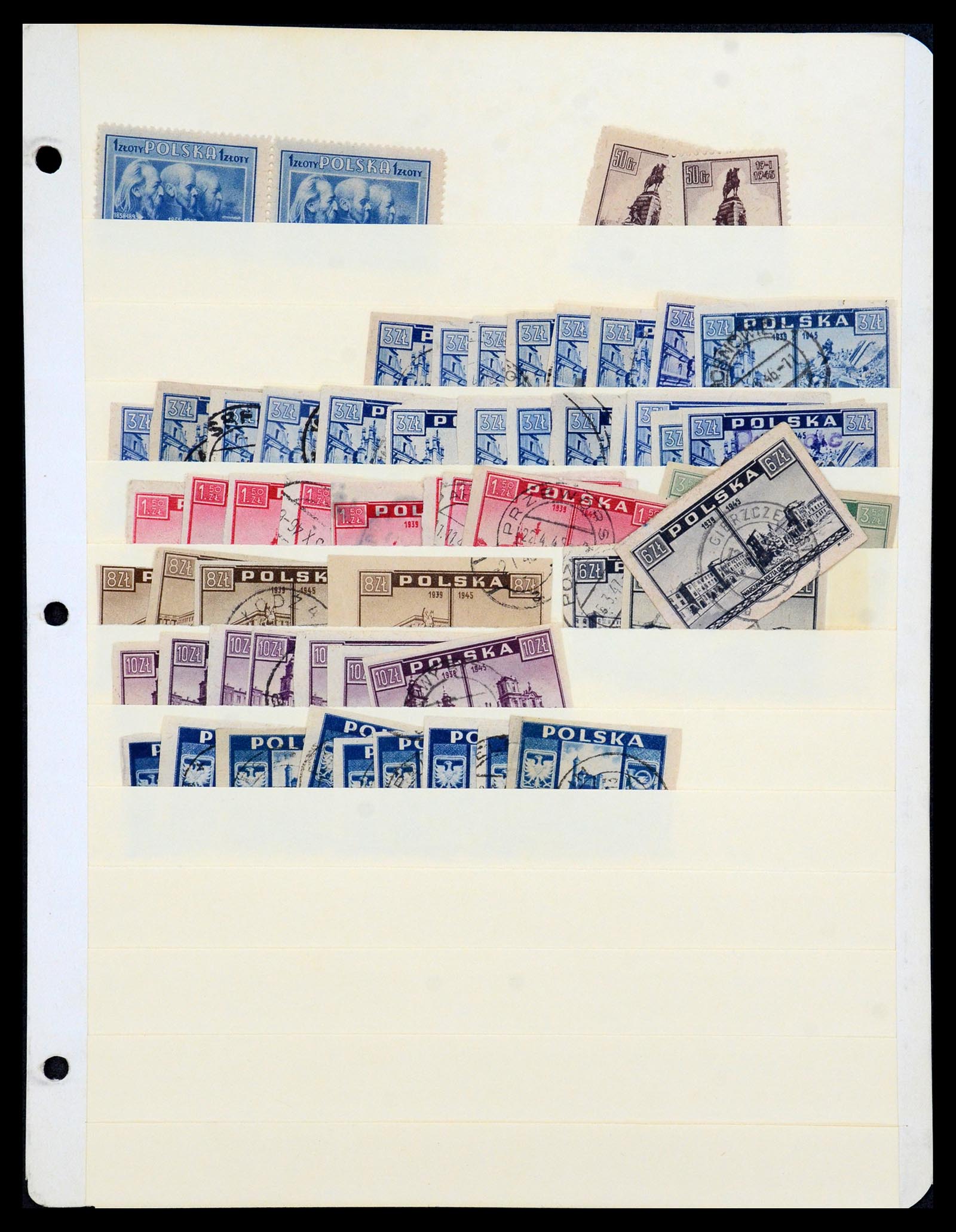 35683 340 - Postzegelverzameling 35683 Polen 1939-1990.
