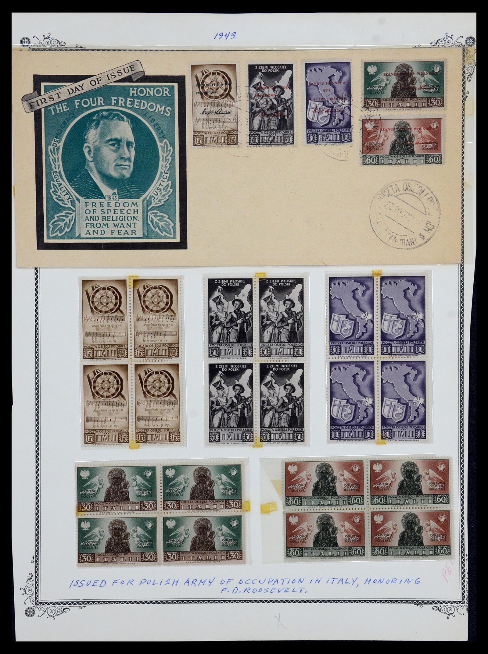 35683 342 - Postzegelverzameling 35683 Polen 1939-1990.