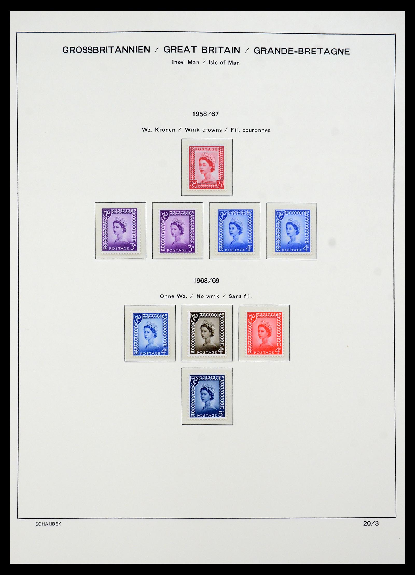 35684 002 - Postzegelverzameling 35684 Engeland en gebieden 1931-2009.