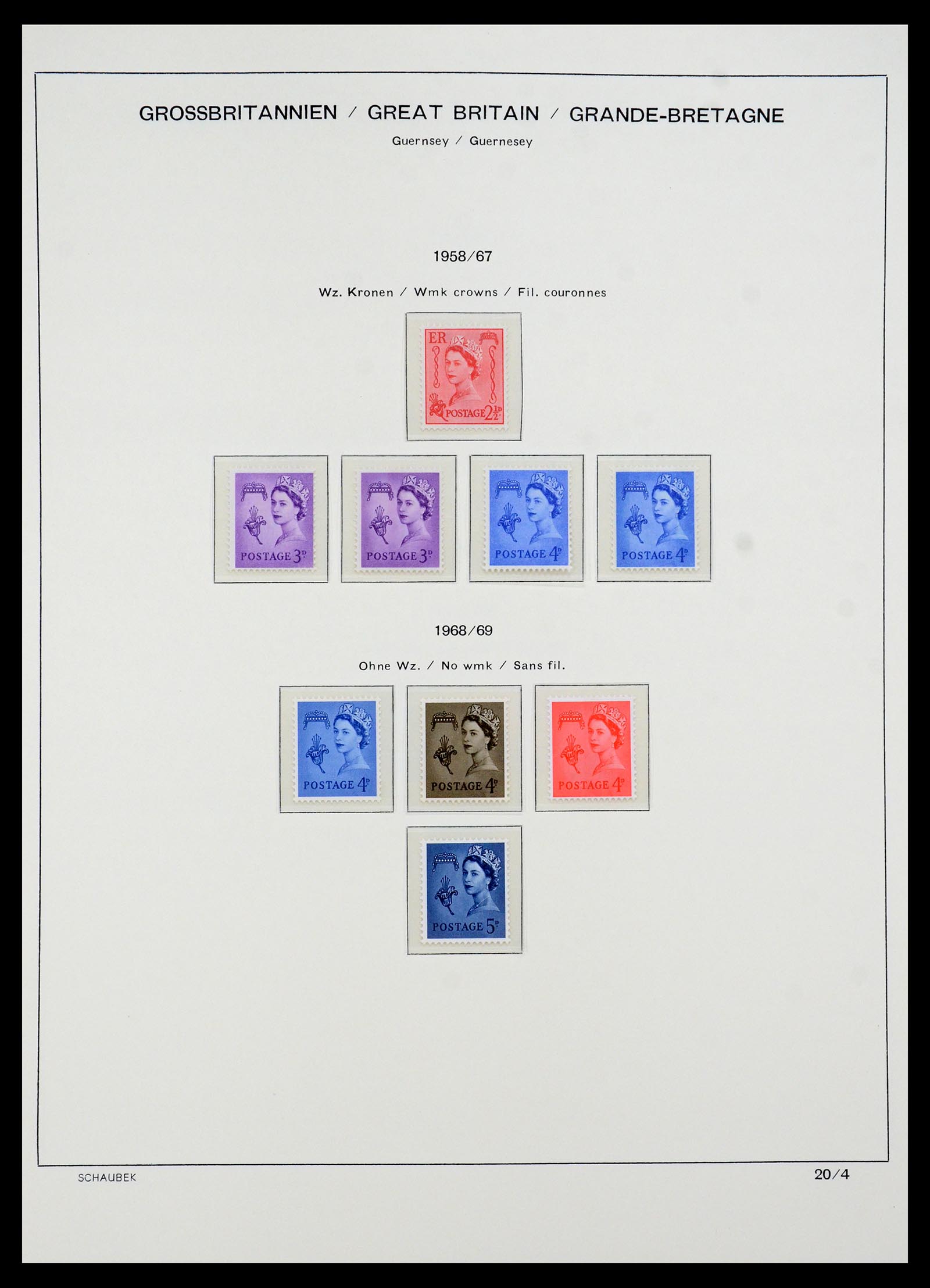 35684 003 - Postzegelverzameling 35684 Engeland en gebieden 1931-2009.